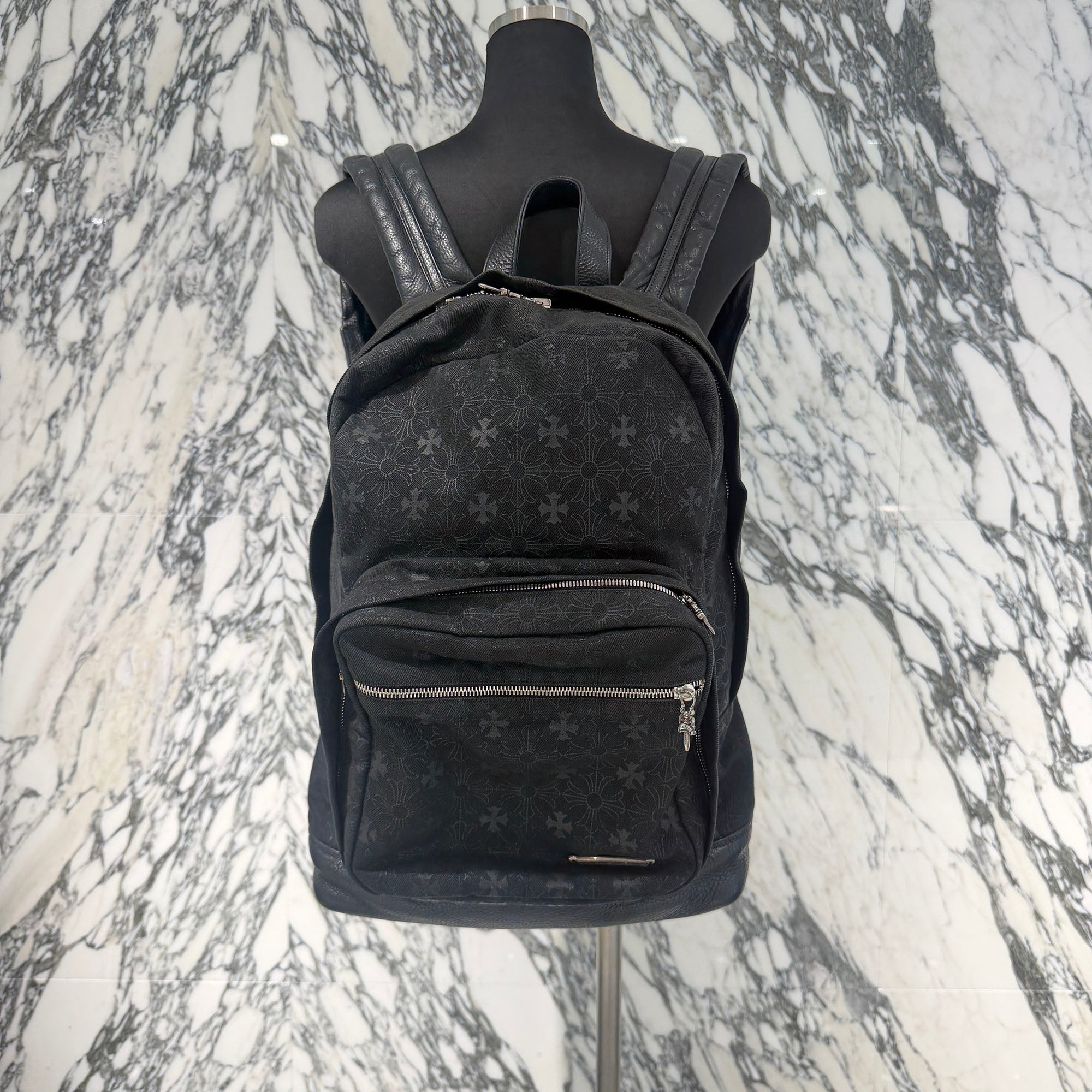 CHROME HEARTS 7TH GRADE DENIM CH Plus Backpack クロムハーツ