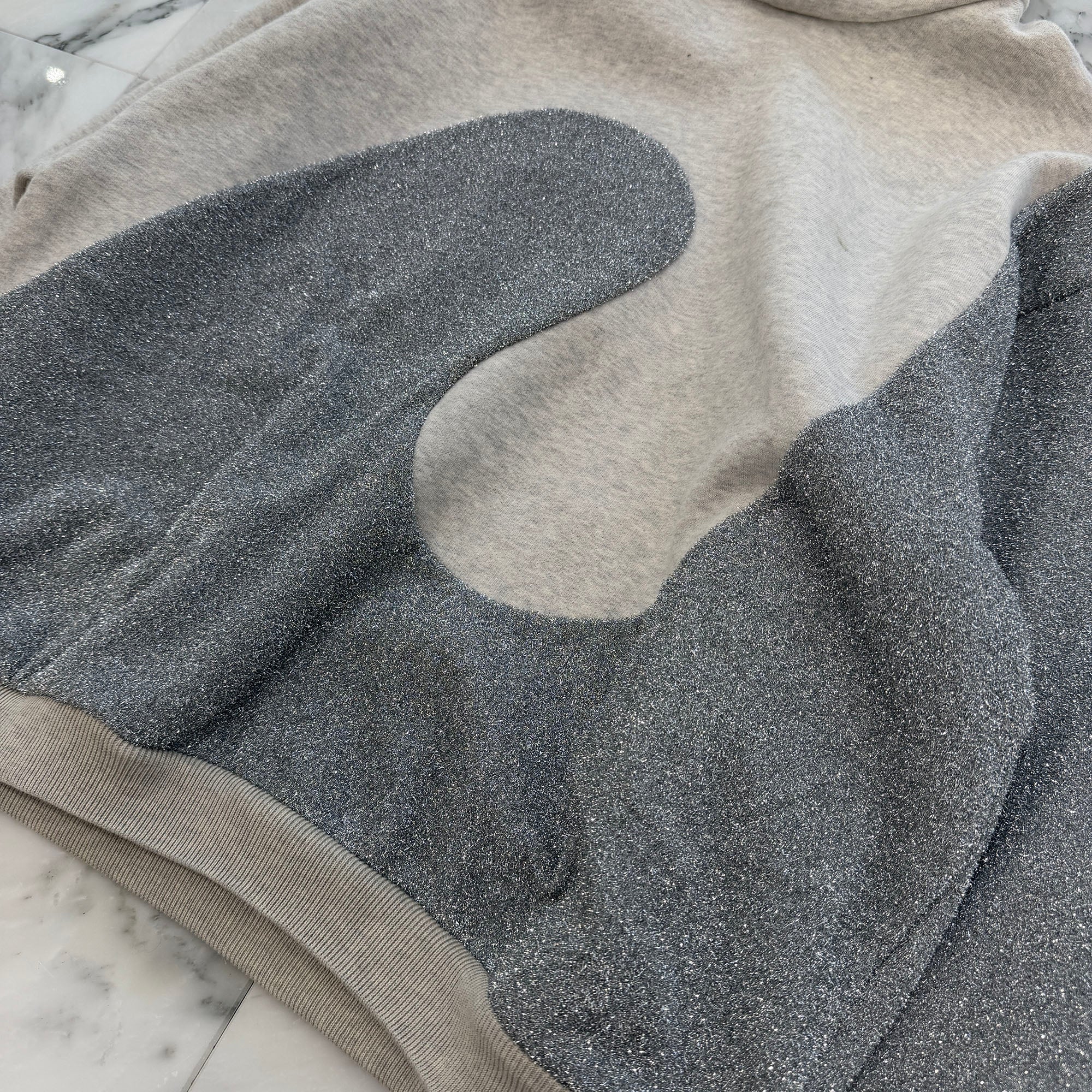 DIOR × ERL 2023SS Glitter Mix Relaxed Fit Pullover Hoodie 313J646A0815 Size XL ディオール×エーアールエル グリッターミックス リラックスフィット プルオーバーフーディ サイズXL