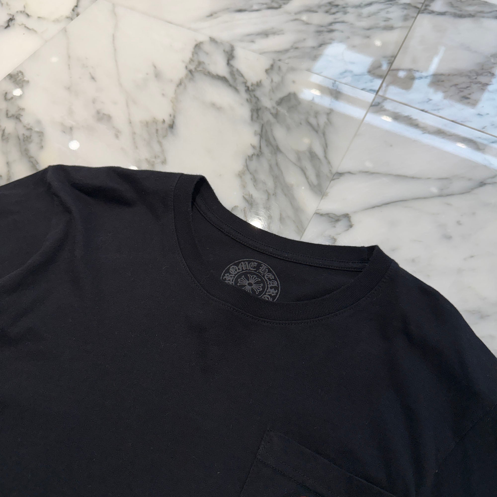 CHROME HEARTS × The Rolling Stones Lip＆Tongue Horseshoe Tee Size M クロムハーツ × ザローリングストーンズ リップアンドタン ホースシュー Tシャツ サイズM
