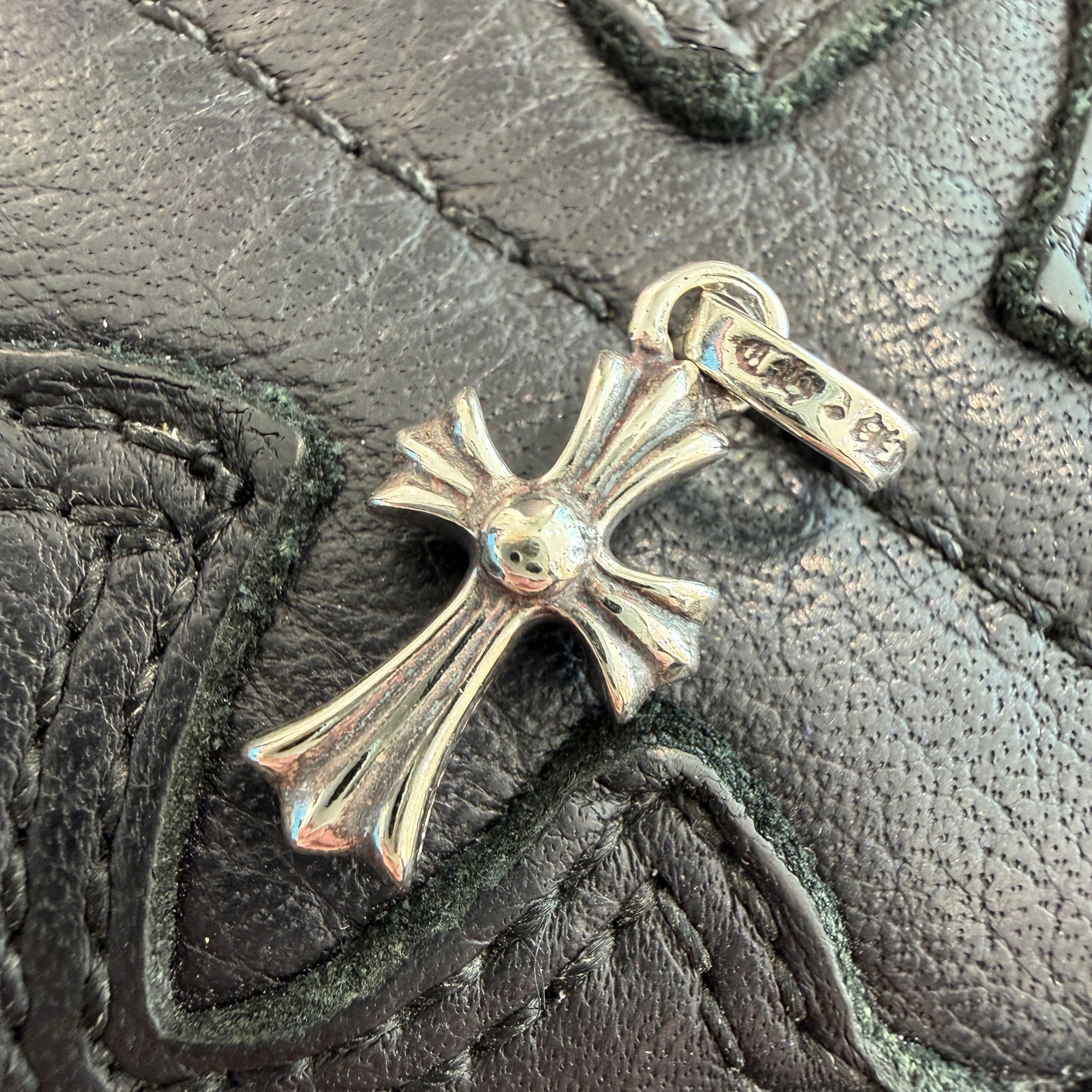CHROME HEARTS Baby Fat Cross Pave Diamond Pendant Top クロムハーツ ベビーファット クロス パヴェダイヤモンド ペンダントトップ