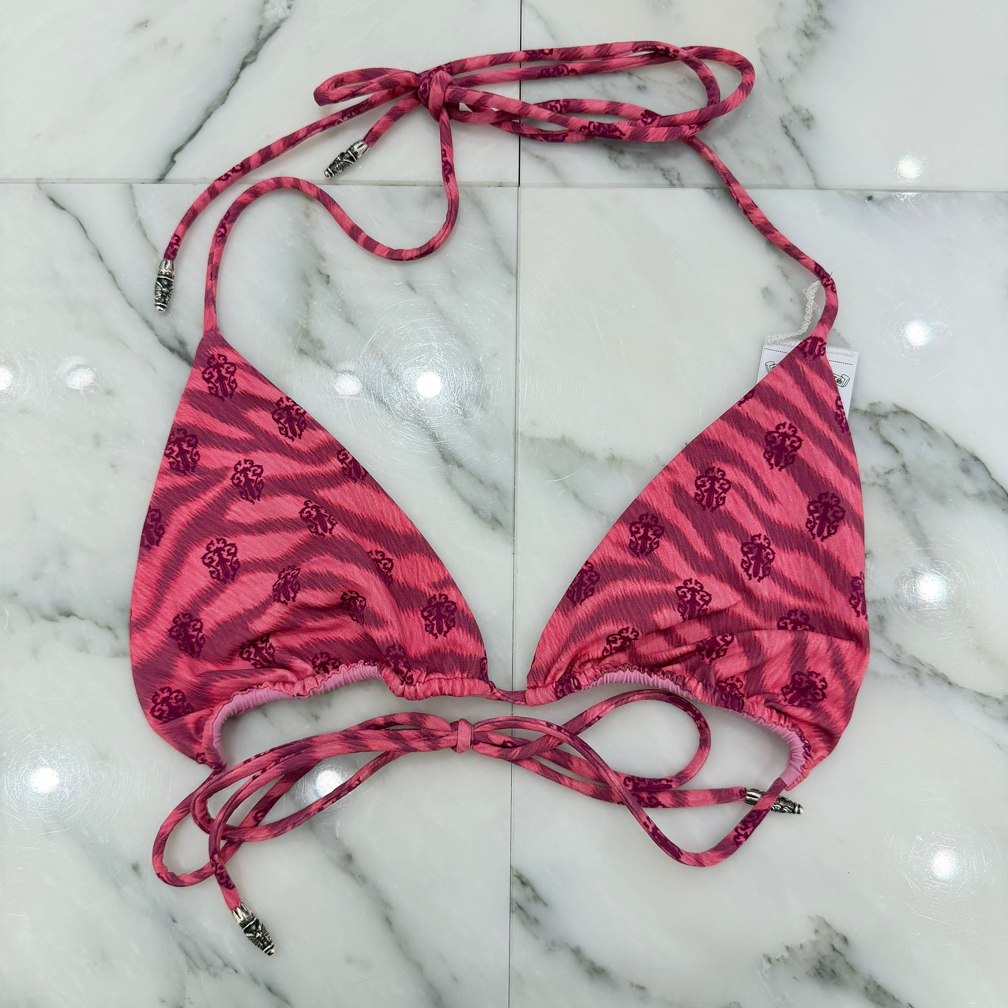 CHROME HEARTS × DIPPED IN BLUE Tiger Vine Dagger Bikini Swimwear