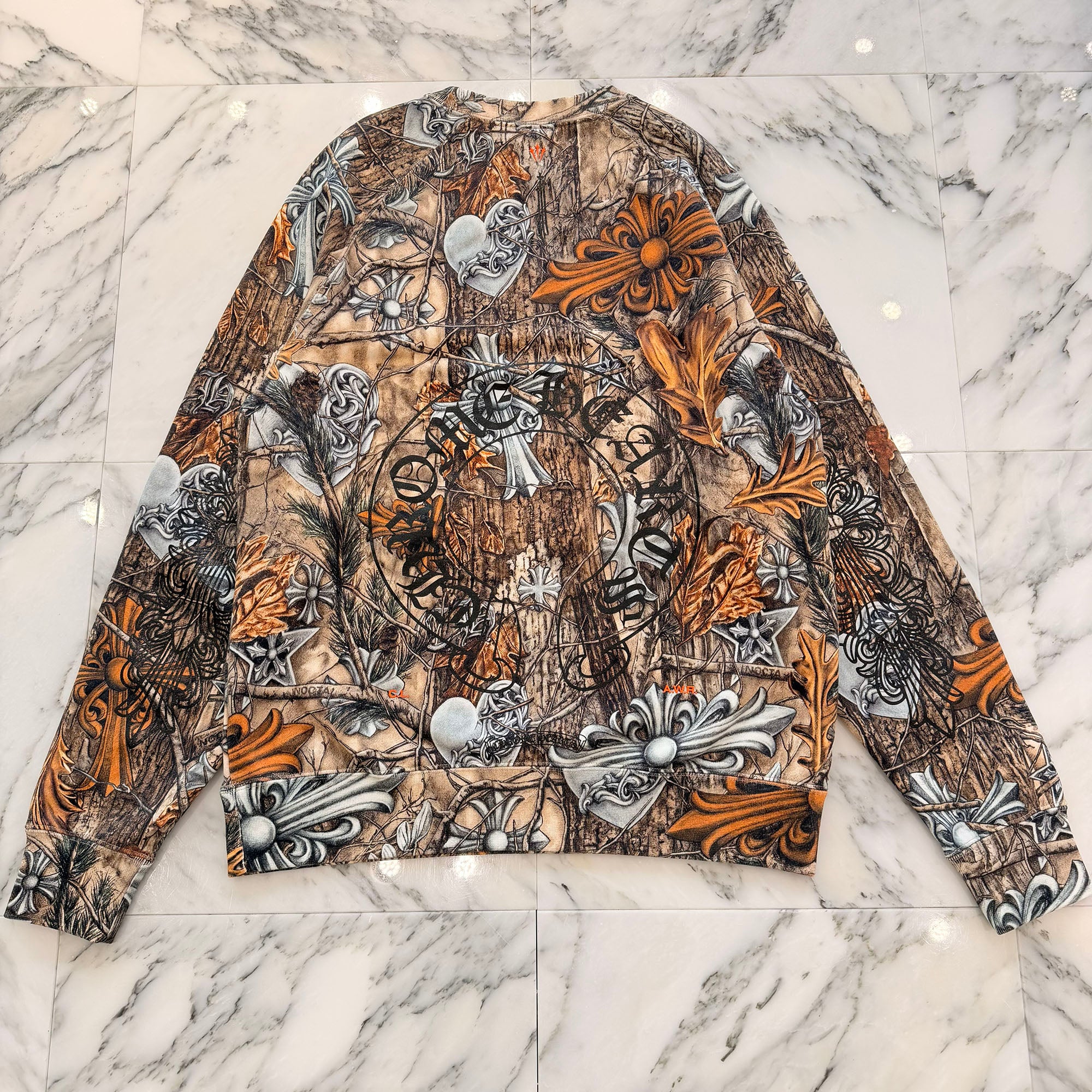 CHROME HEARTS × NIKE × Drake NOCTA 2026SS Camo Neck Logo Crewneck Sweatshirt Size M クロムハーツ×ナイキ×ドレイク ノクタ カモネックロゴクルーネックスウェットシャツ サイズM