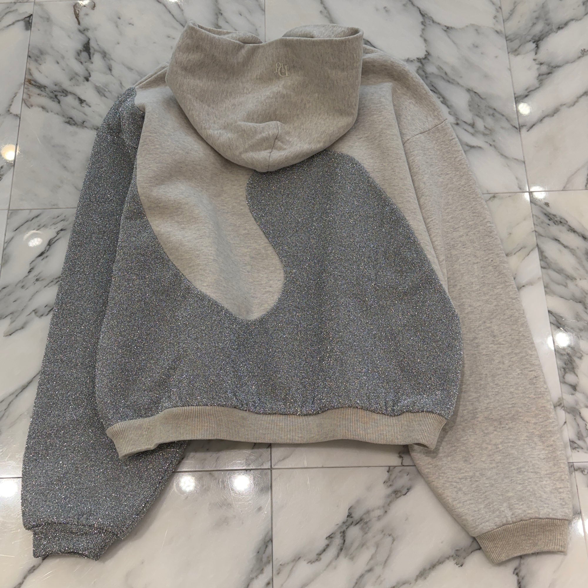 DIOR × ERL 2023SS Glitter Mix Relaxed Fit Pullover Hoodie 313J646A0815 Size XL ディオール×エーアールエル グリッターミックス リラックスフィット プルオーバーフーディ サイズXL