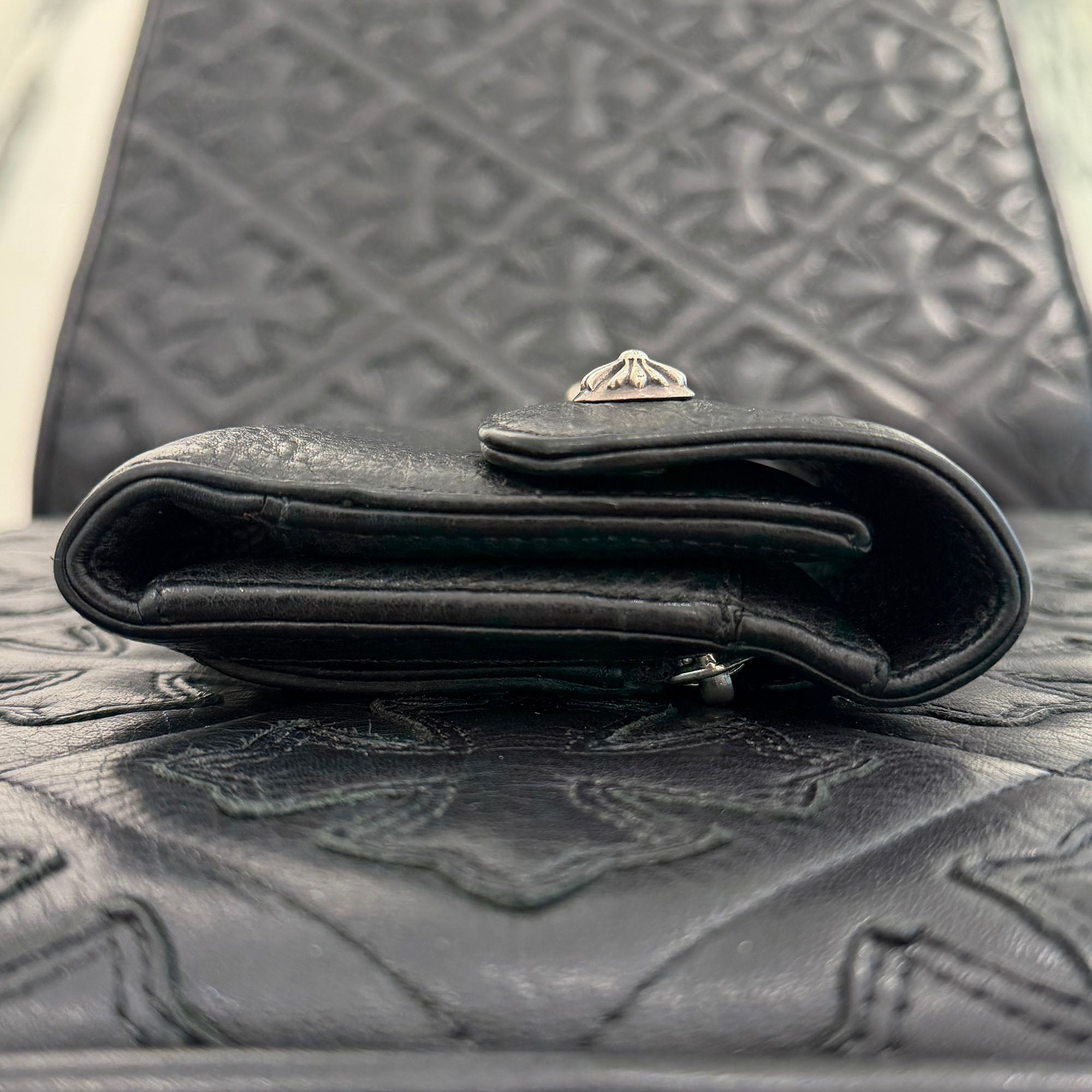 CHROME HEARTS Wave Mini Cross Ball Wallet クロムハーツ ウェーブ ミニ クロスボール ウォレット