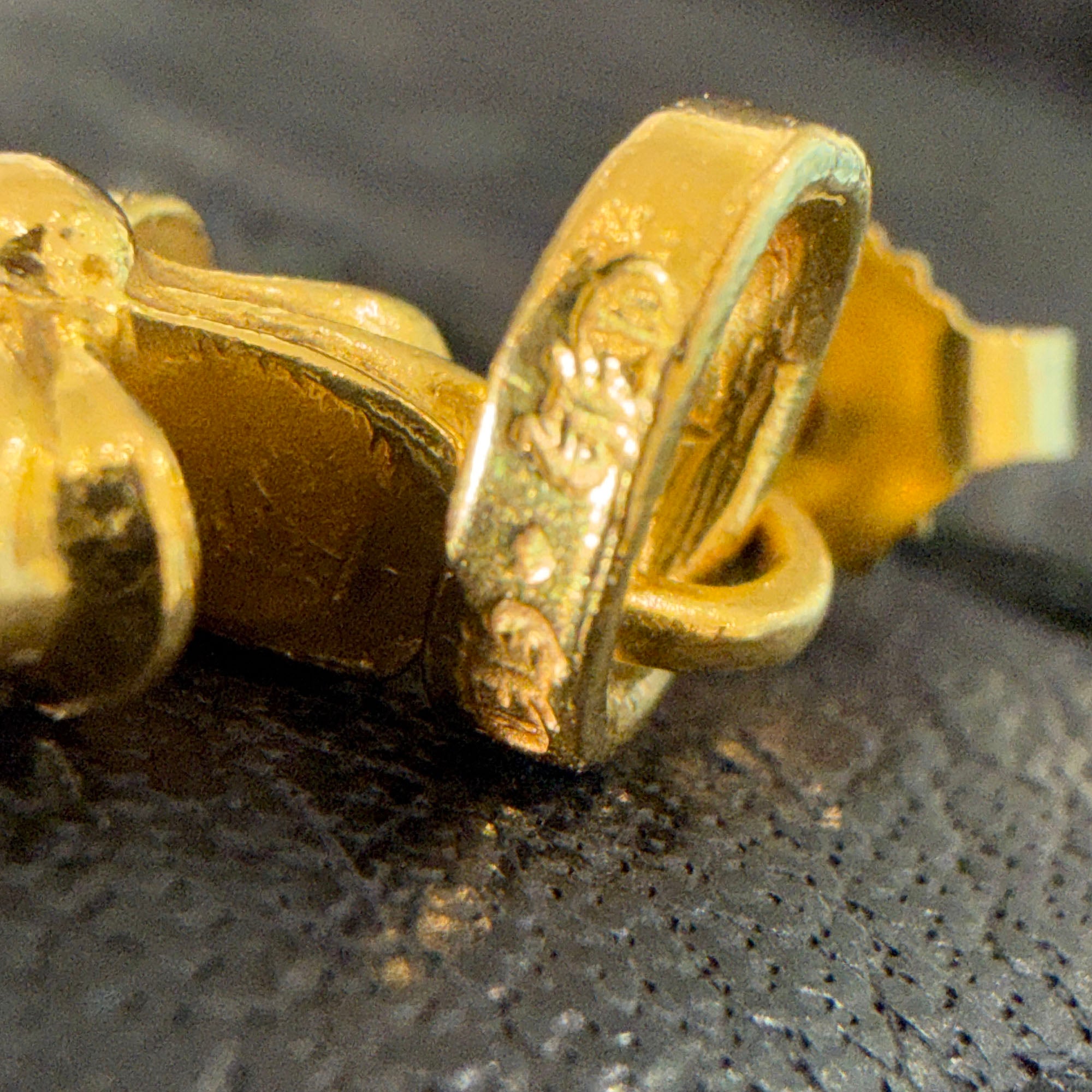 CHROME HEARTS 22K BABY FAT CROSS Earring Pave Diamond クロムハーツ 22K ベイビーファットクロス ピアス パヴェダイヤモンド