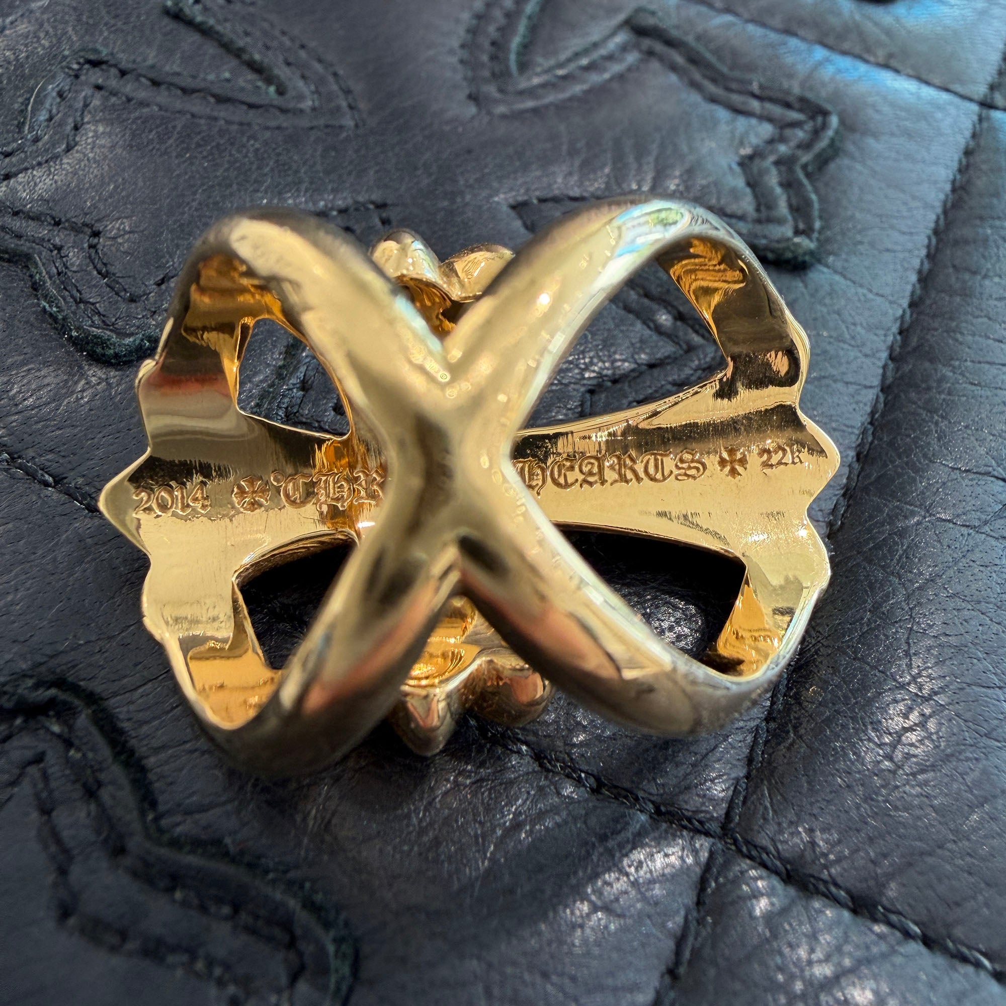 CHROME HEARTS 22K Infinity CRS Ring Size 14号 クロムハーツ 22K インフィニティークロス リング サイズ14号