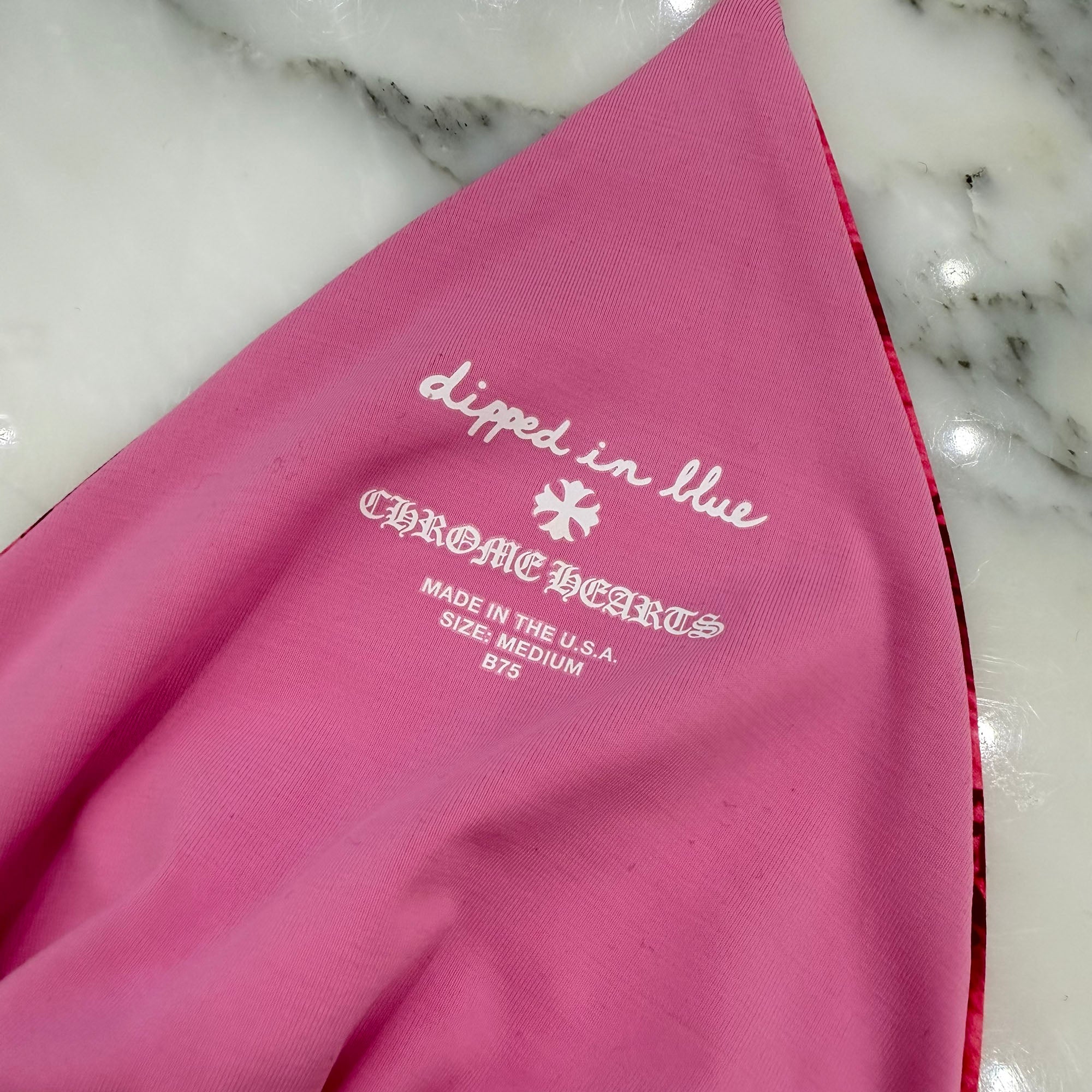 CHROME HEARTS × DIPPED IN BLUE Tiger Vine Dagger Bikini Swimwear