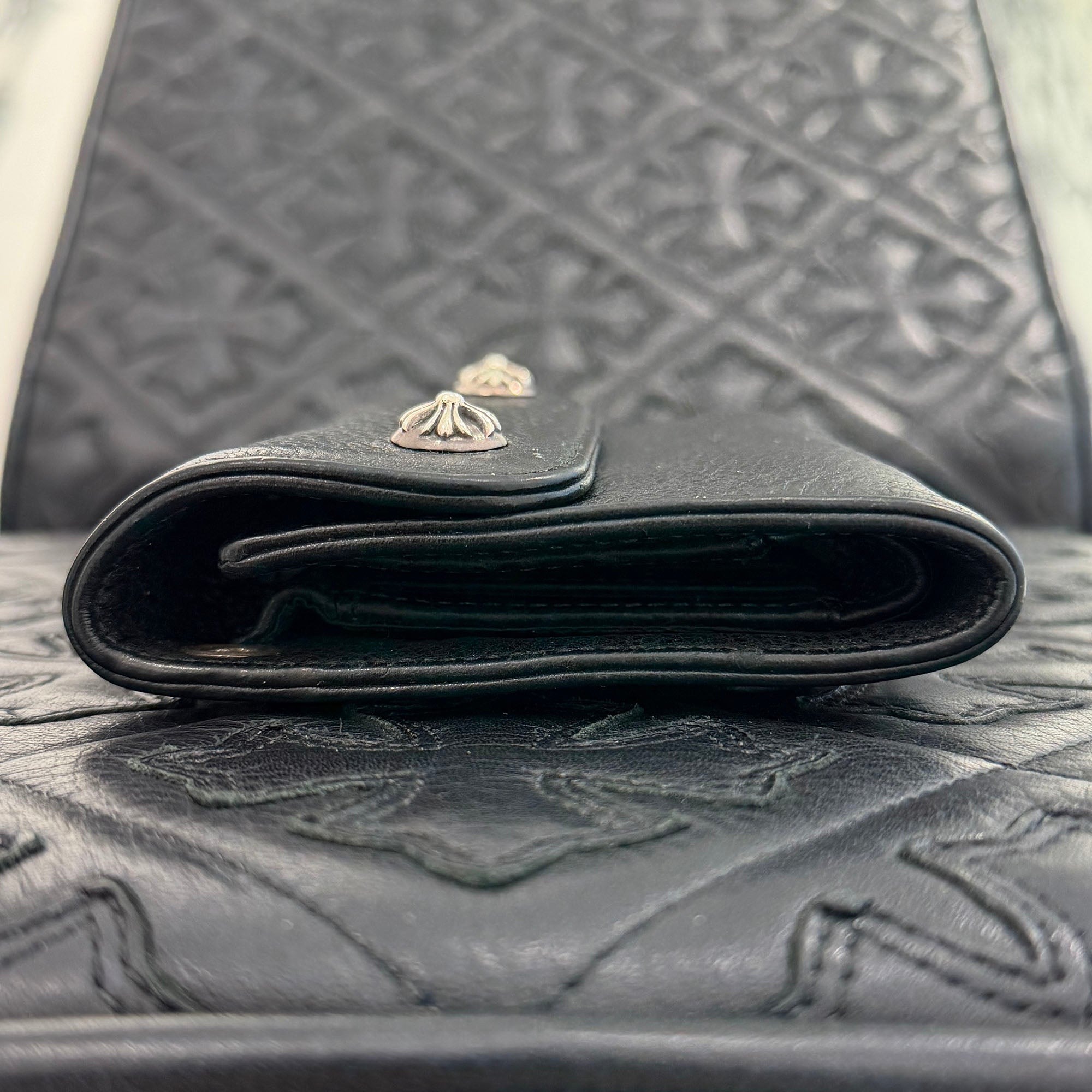 CHROME HEARTS Wave Mini Cross Ball Wallet クロムハーツ ウェーブ ミニ クロスボール ウォレット