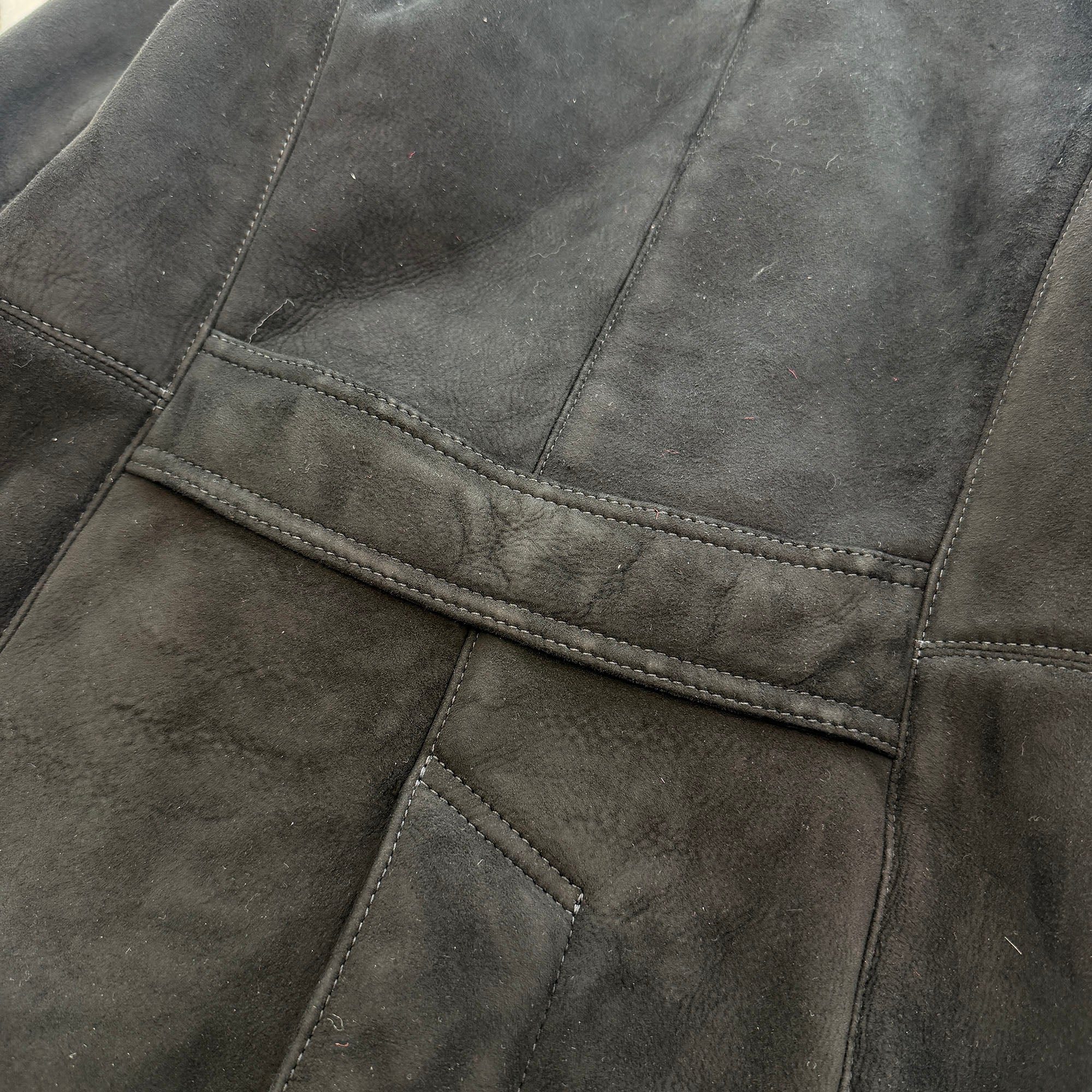 CHROME HEARTS Y NOT BS Flare Button Mouton Coat Size S クロムハーツ ワイノット BSフレア ボタン ムートン コート サイズS