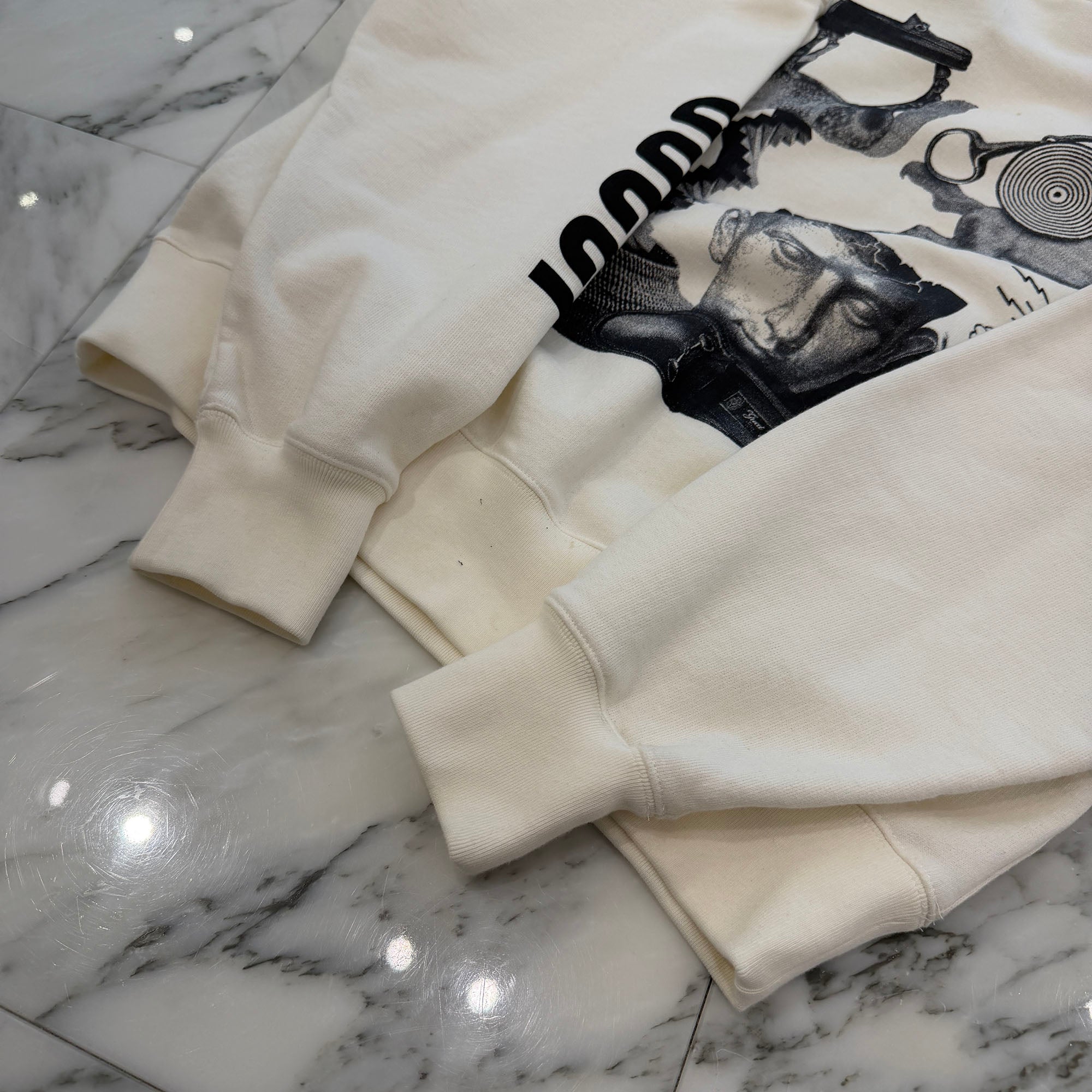 GUCCI 2024AW Heritage Print Cotton Crew Neck Sweatshirt 782757 XJGH5 9095 Size XS グッチ ヘリティッジ プリント コットン クルーネック スウェットシャツ サイズXS