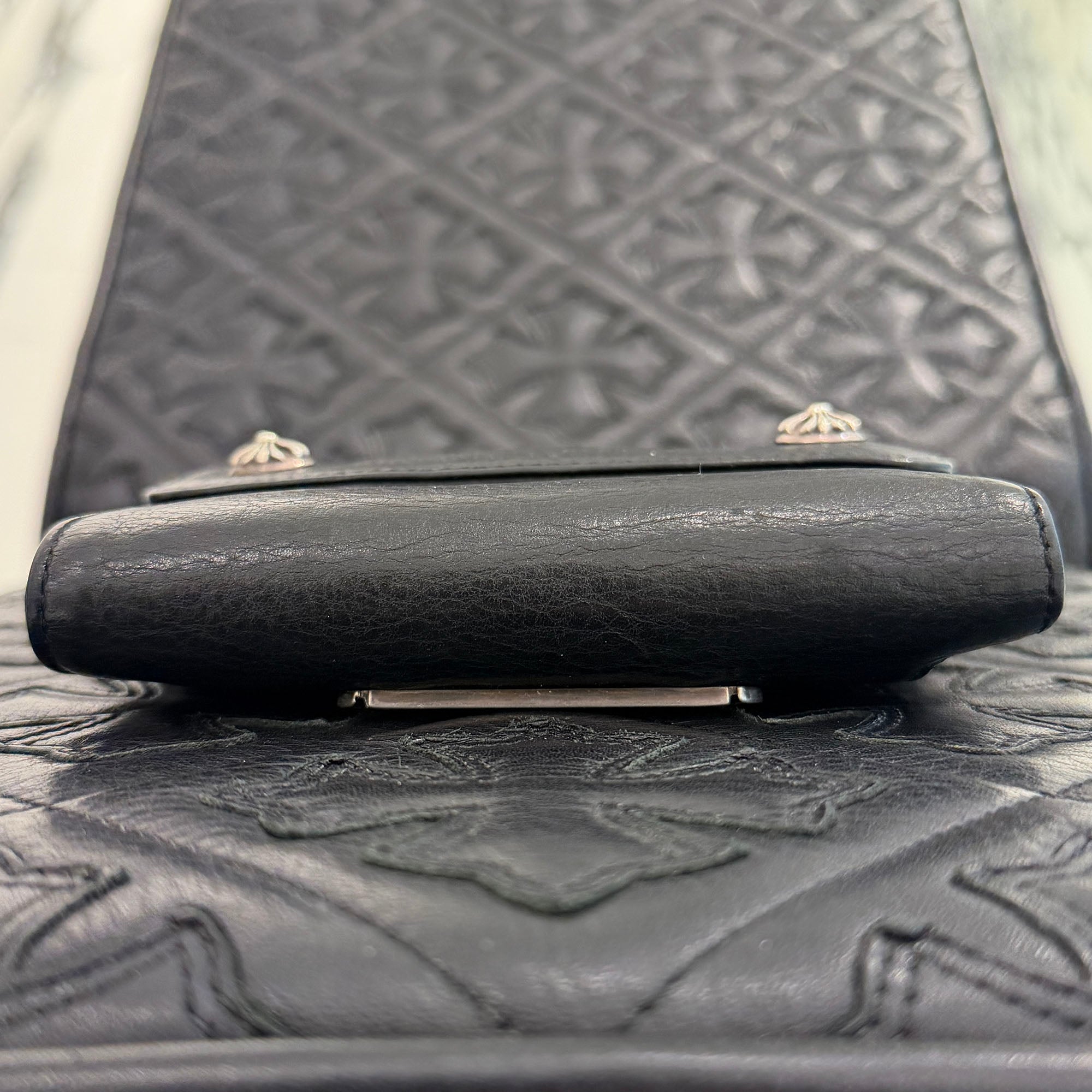 CHROME HEARTS Wave Mini Cross Ball Wallet クロムハーツ ウェーブ ミニ クロスボール ウォレット