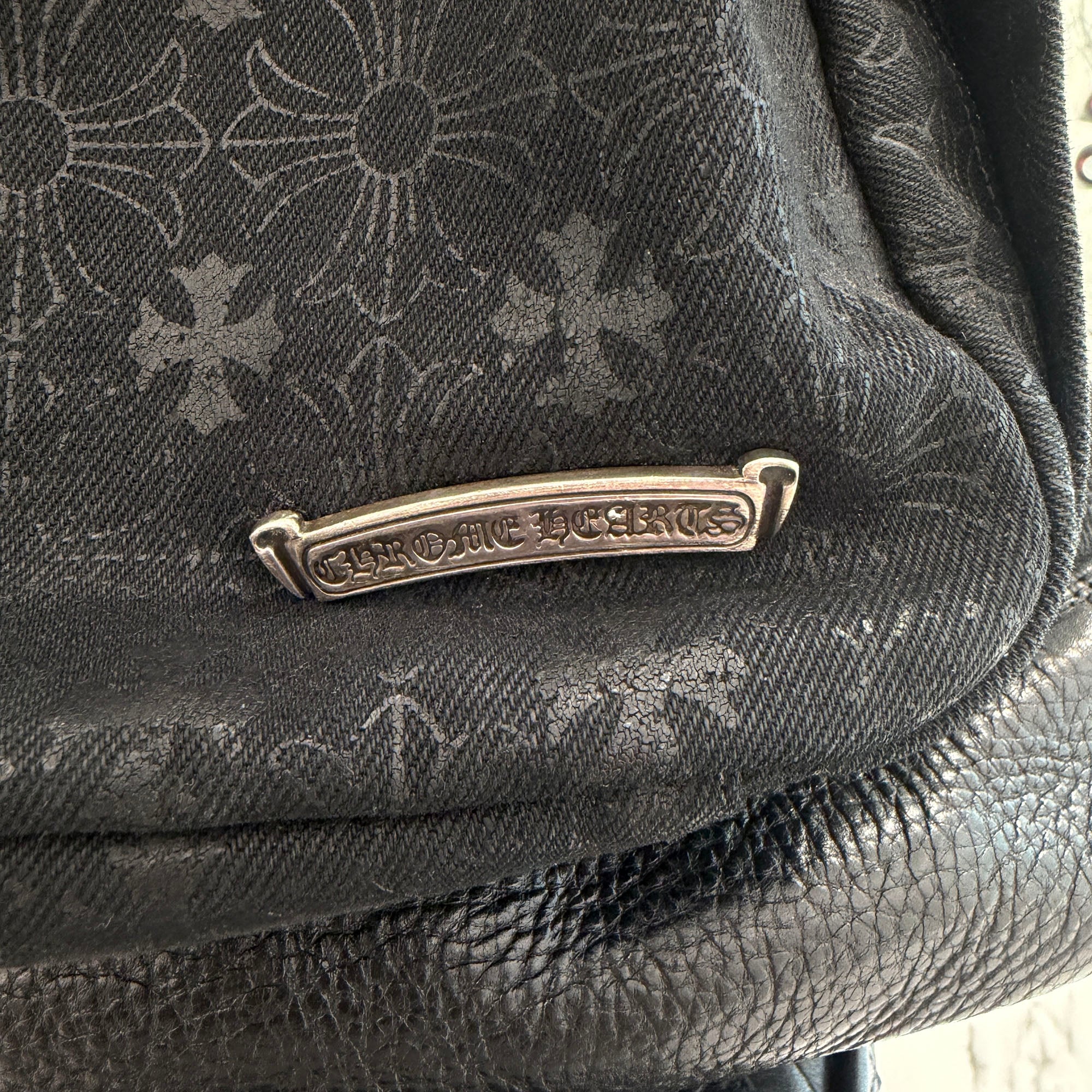 CHROME HEARTS 7TH GRADE DENIM CH Plus Backpack クロムハーツ セブンスグレード デニム CHプラス総柄 バックパック リュックサック