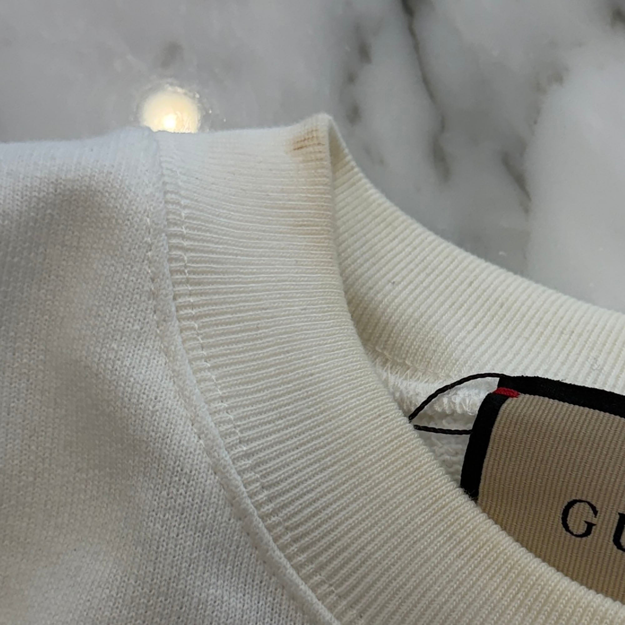 GUCCI 2024AW Heritage Print Cotton Crew Neck Sweatshirt 782757 XJGH5 9095 Size XS グッチ ヘリティッジ プリント コットン クルーネック スウェットシャツ サイズXS