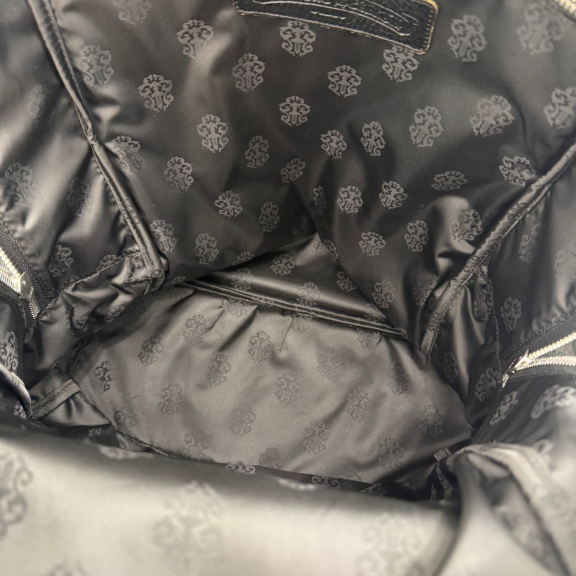 CHROME HEARTS 7TH GRADE DENIM CH Plus Backpack クロムハーツ セブンスグレード デニム CHプラス総柄 バックパック リュックサック