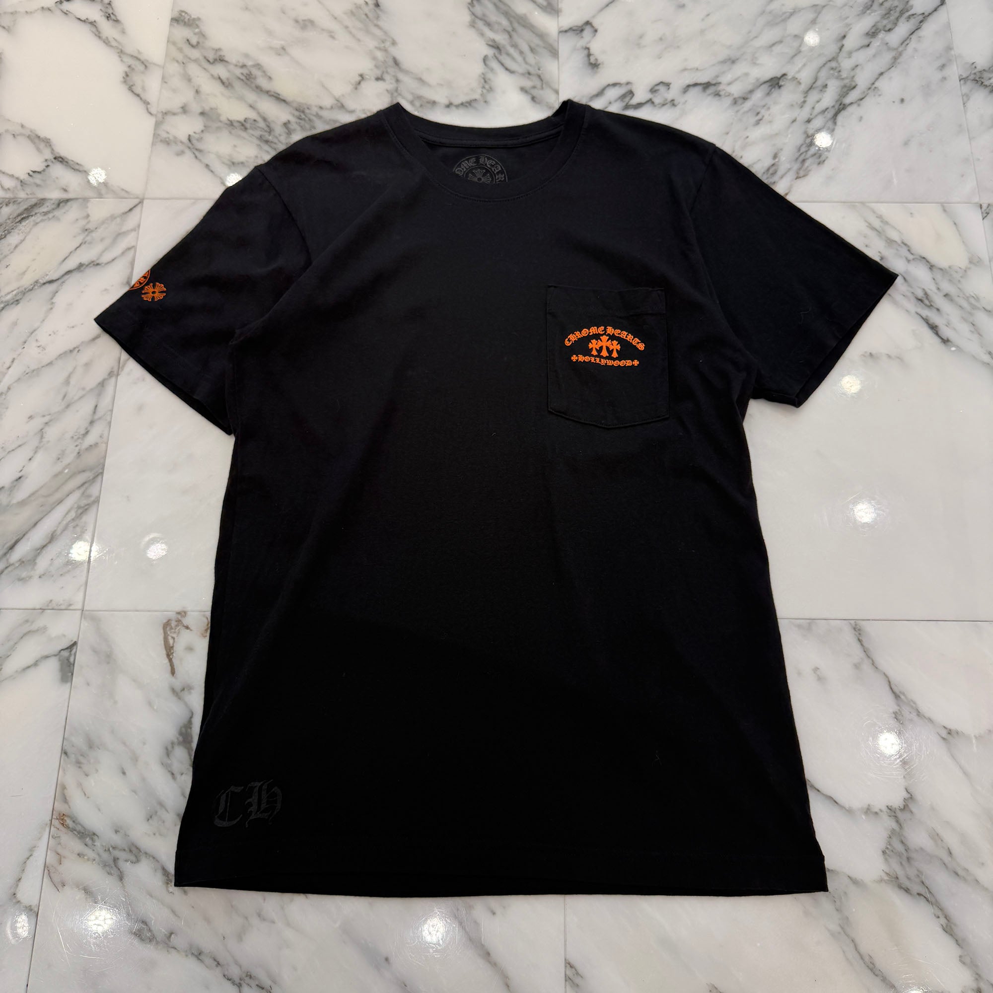 CHROME HEARTS King Taco 3 Cemetery Cross Print Tee Size M クロムハーツ キングタコ 3 セメタリークロス プリント Tシャツ サイズM