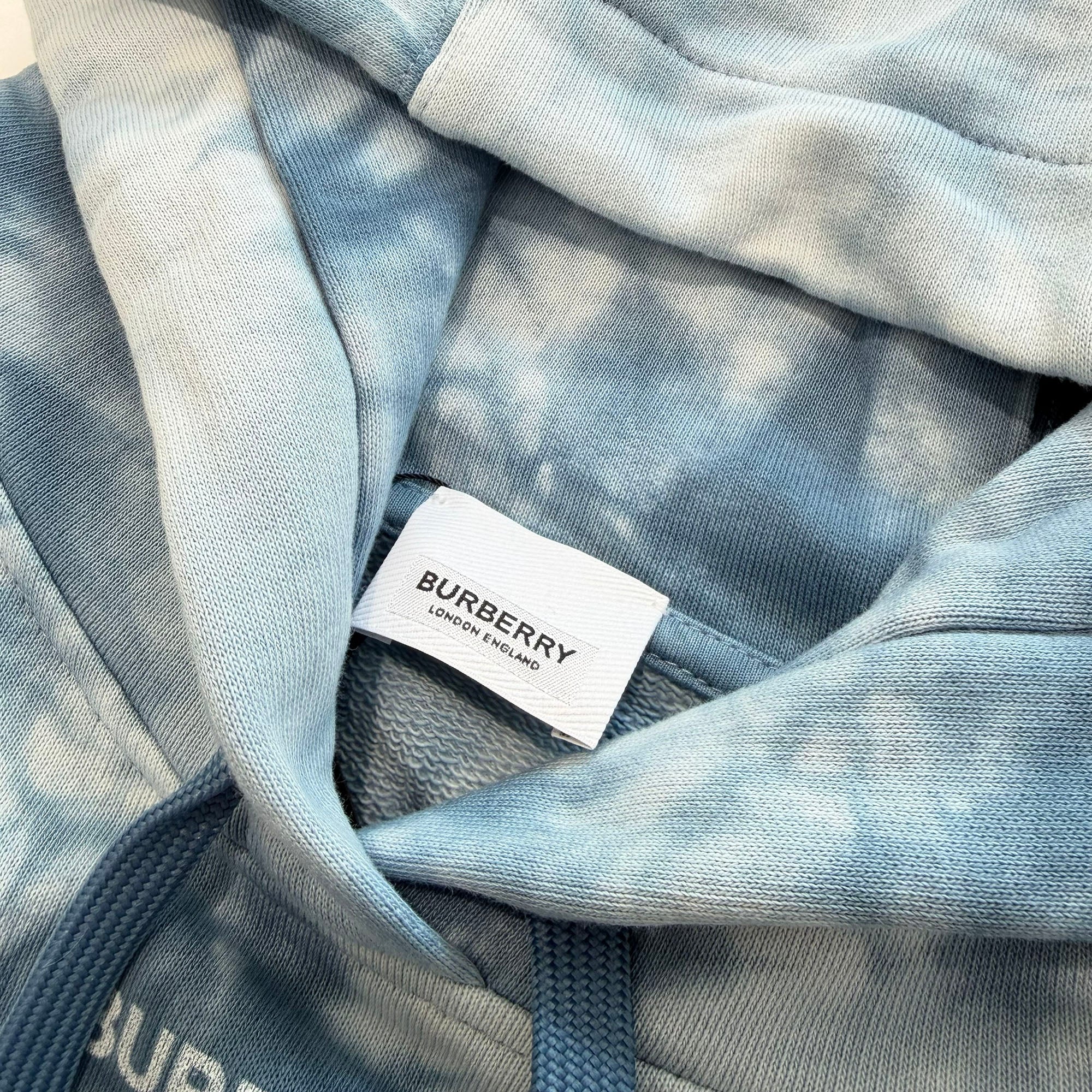 BURBERRY 2021SS Shark Logo Tie Dye Pullover Hoodie 8040782 Size S バーバリー シャークロゴ タイダイプルオーバーフーディー サイズS