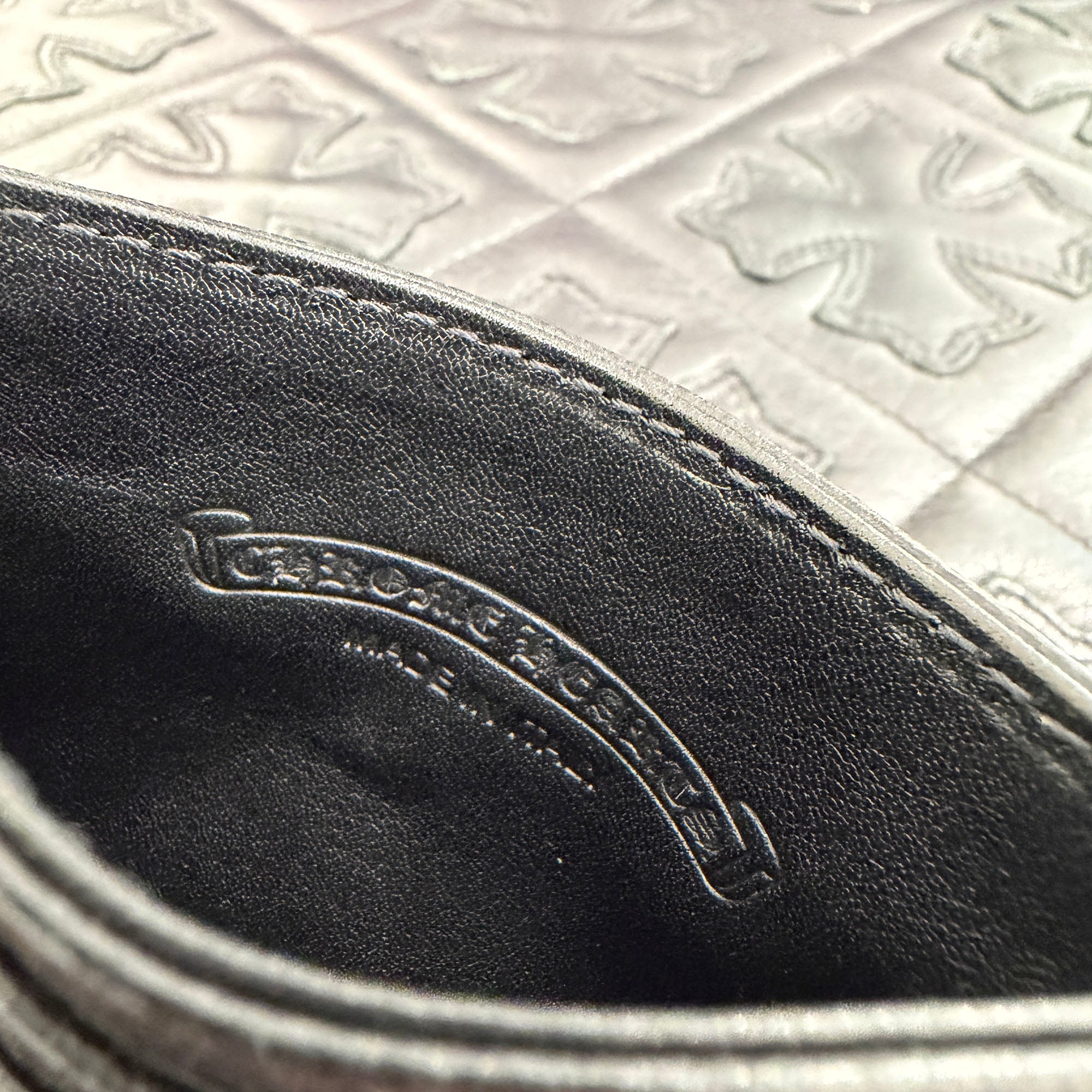 CHROME HEARTS Scroll Double Side Leather Card Case クロムハーツ スクロール ダブルサイド レザーカードケース
