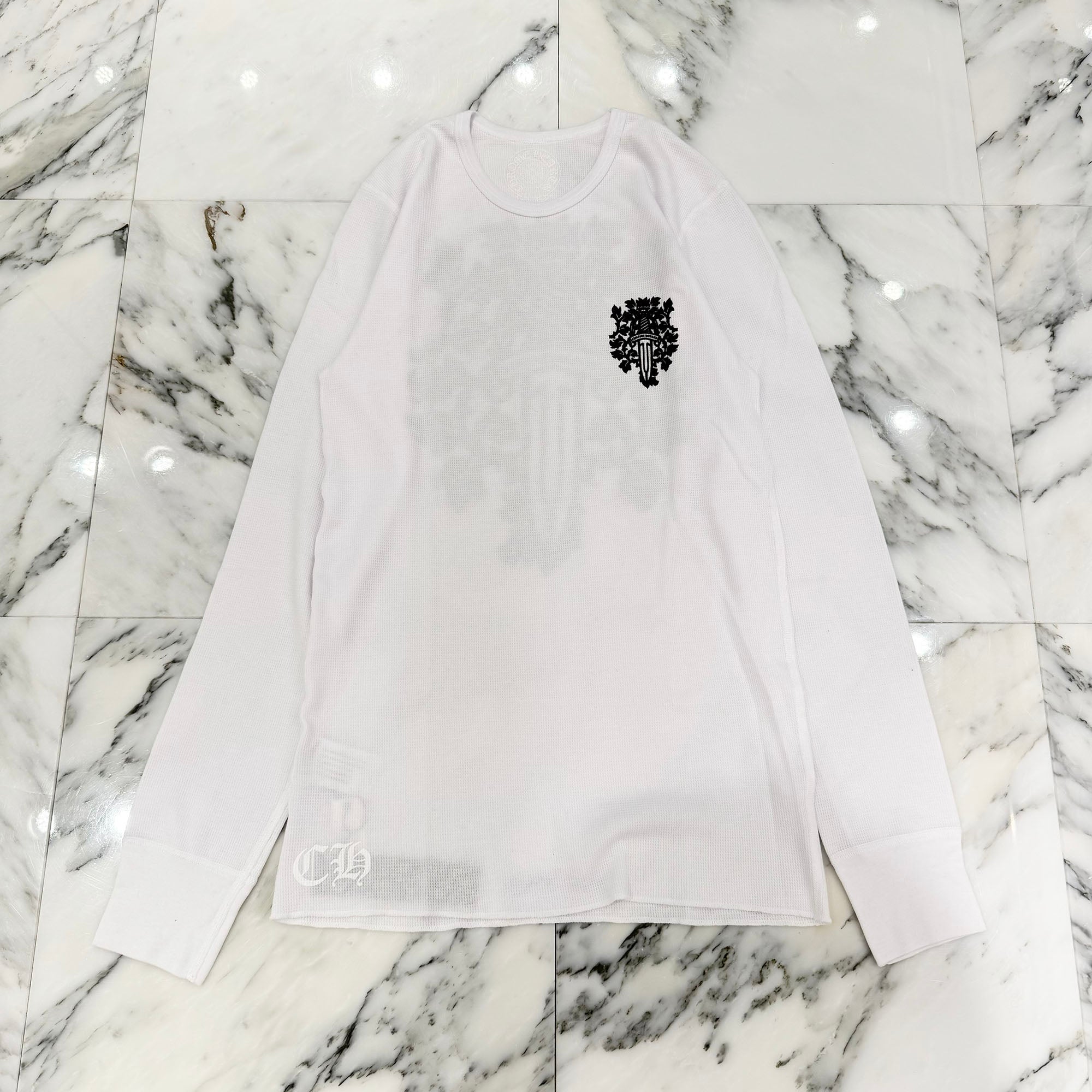 CHROME HEARTS 2025SS Vine Dagger Print Thermal Long Sleeve Tee