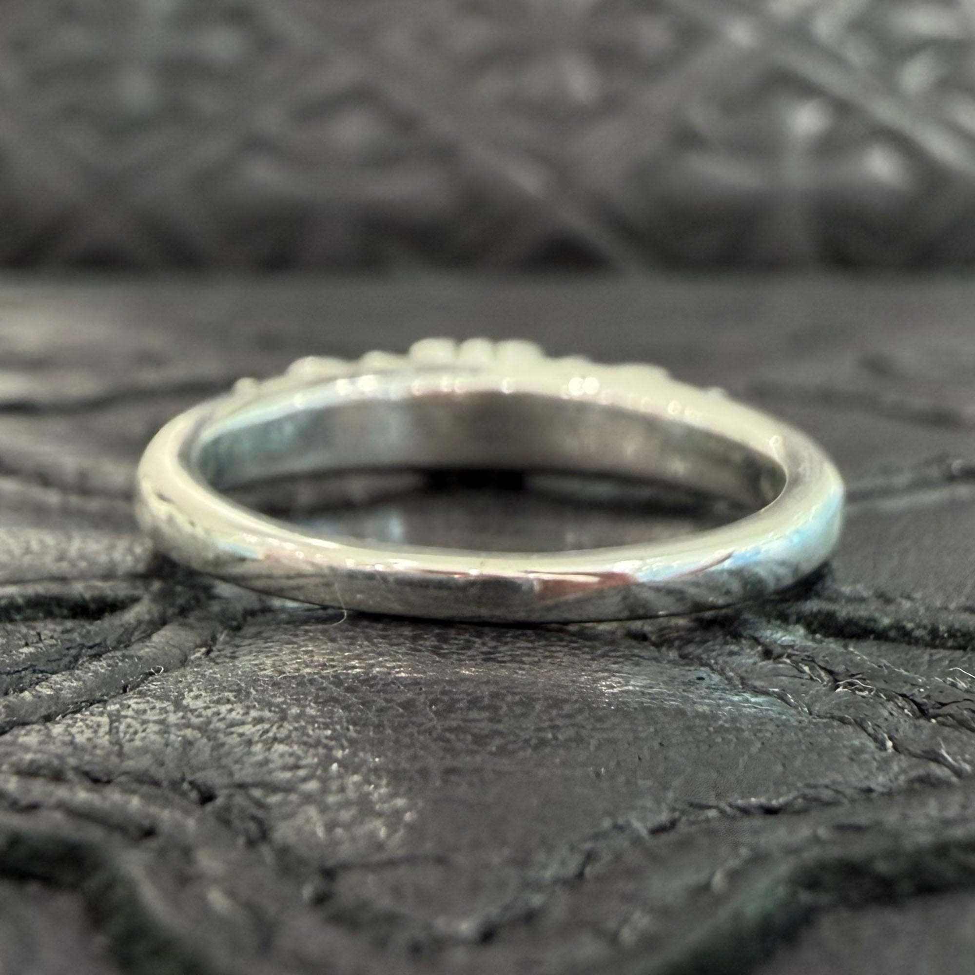 CHROME HEARTS Baby Classic Floral Cross Pave Ruby Ring 23号 クロムハーツ ベイビークラシック フローラルクロス パヴェルビー リング サイズ23号
