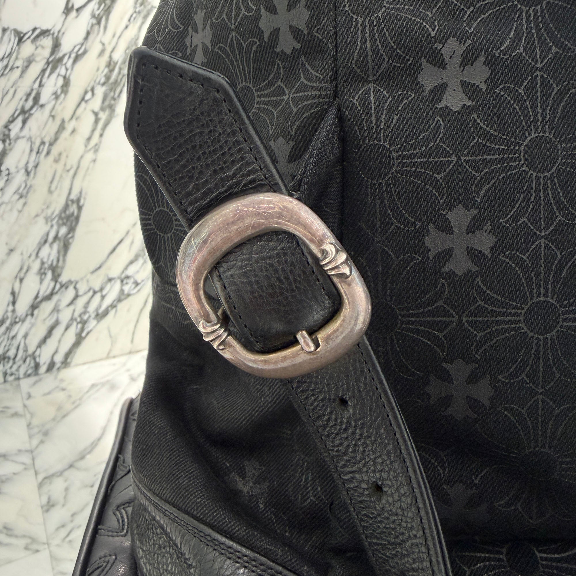 CHROME HEARTS 7TH GRADE DENIM CH Plus Backpack クロムハーツ セブンスグレード デニム CHプラス総柄 バックパック リュックサック