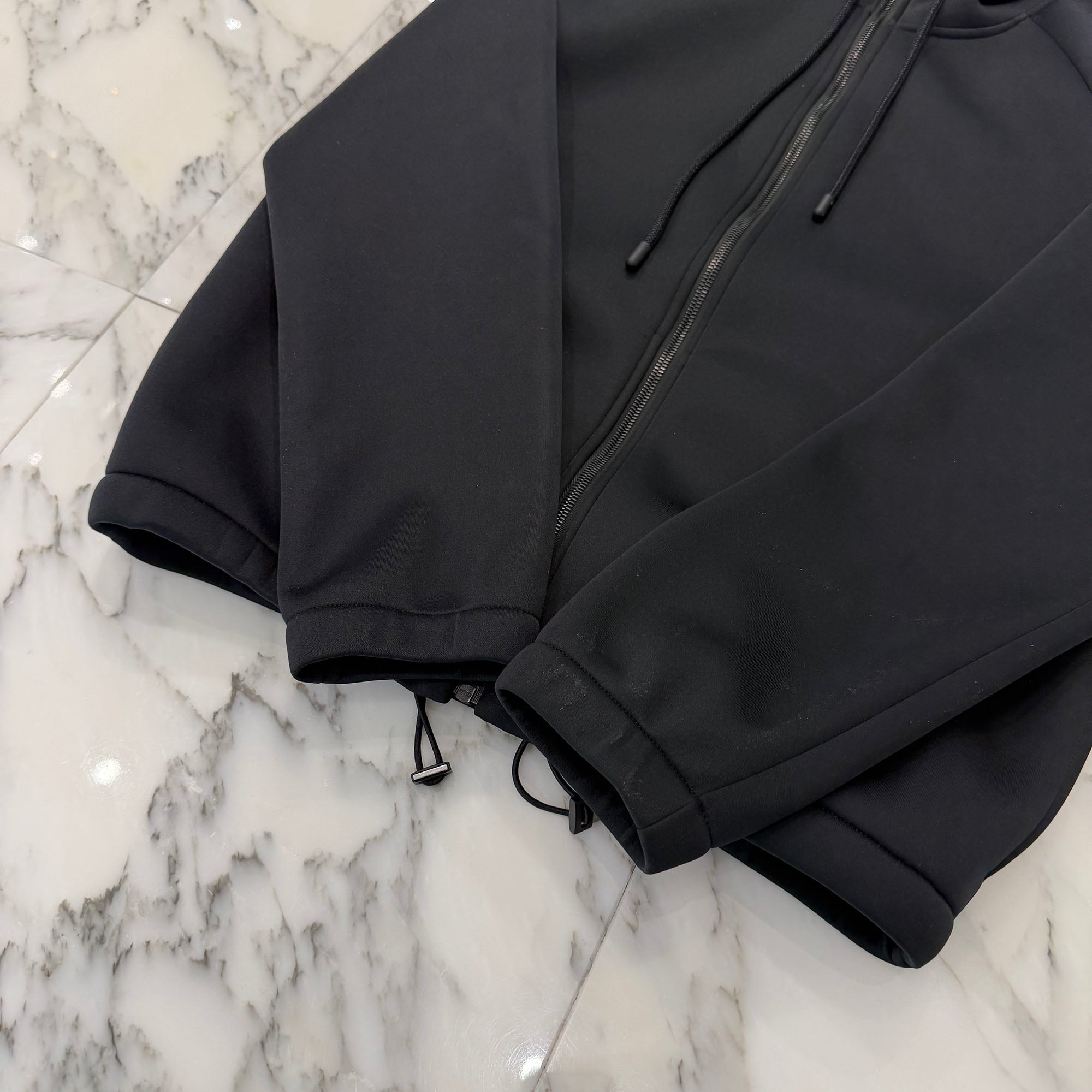 FENDI 2020SS FF Inner Logo Neoprene Zip Up Hoodie FAF562 AAY1 Size S フェンディ FFインナーロゴ ネオプレン ジップアップフーディ サイズS