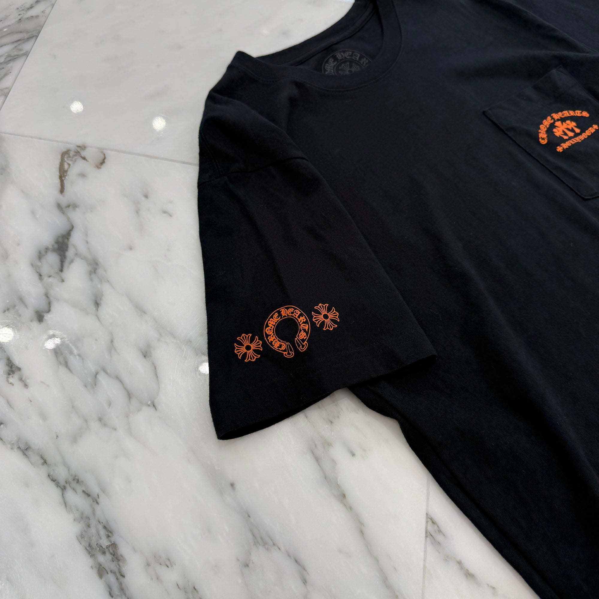CHROME HEARTS King Taco 3 Cemetery Cross Print Tee Size M クロムハーツ キングタコ 3 セメタリークロス プリント Tシャツ サイズM