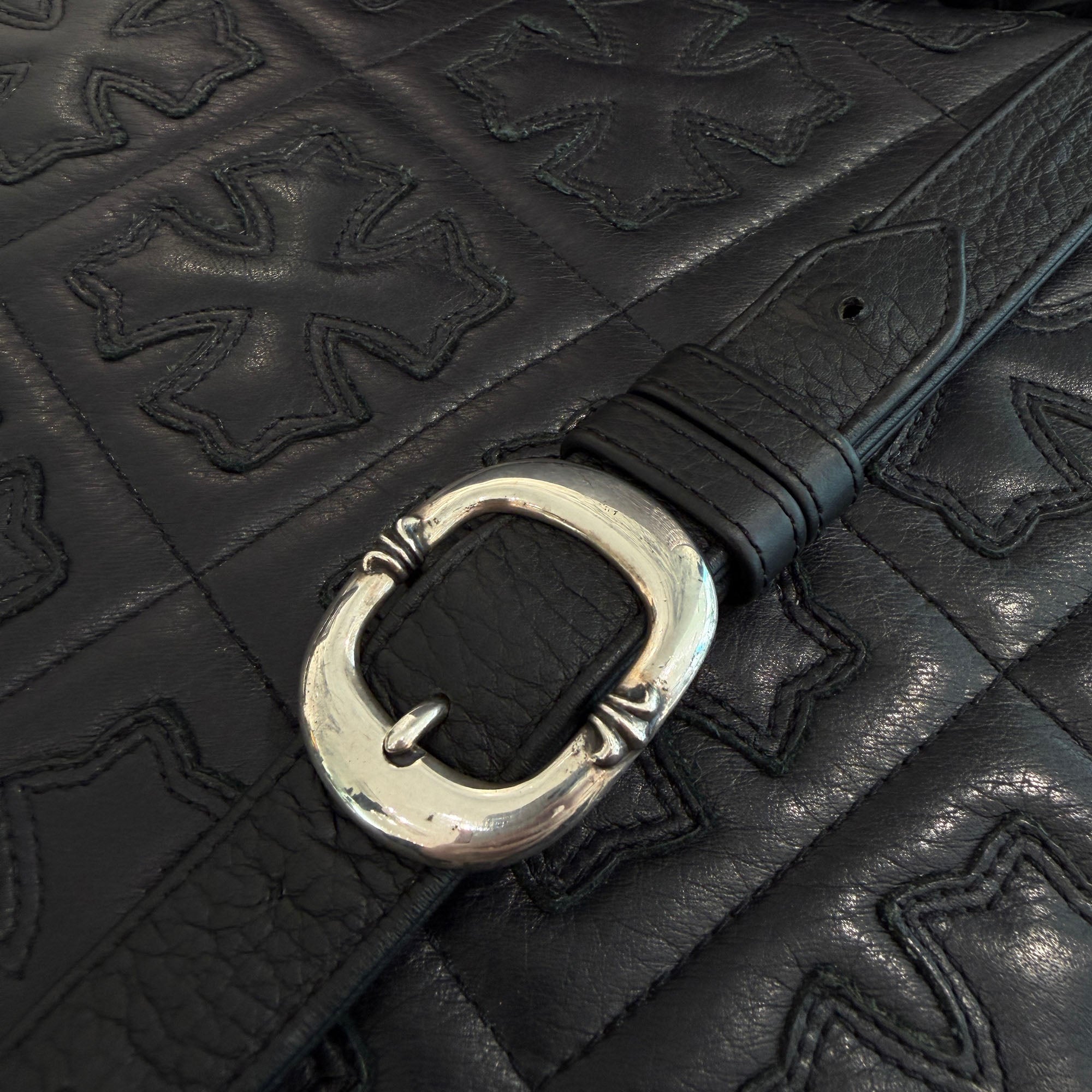 CHROME HEARTS 1 SNAT PACK LEATHER WAIST BAG クロムハーツ 1スナットパック レザー ウェストバッグ