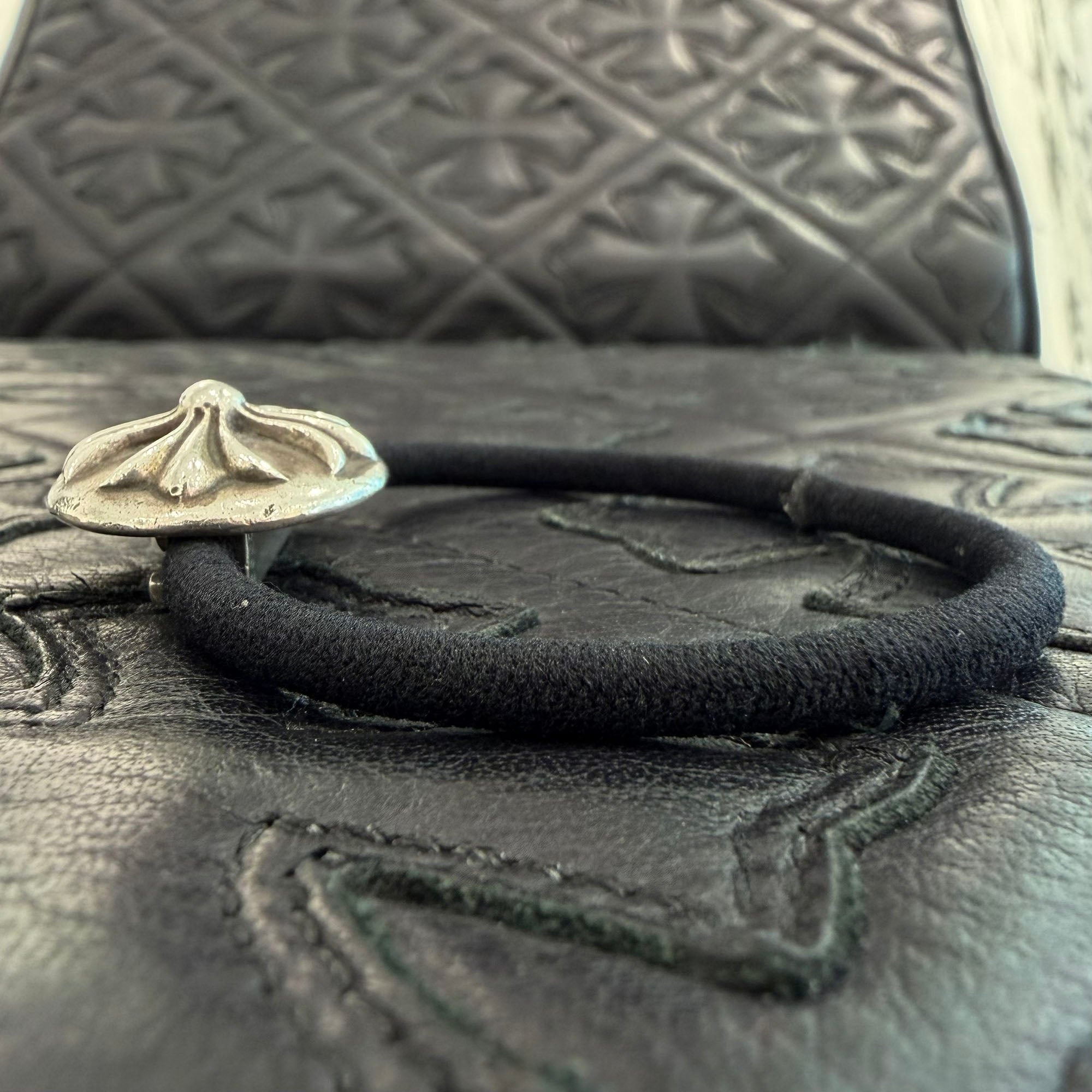 CHROME HEARTS CROSS BALL HAIR BAND クロムハーツ クロスボール ヘアバンド