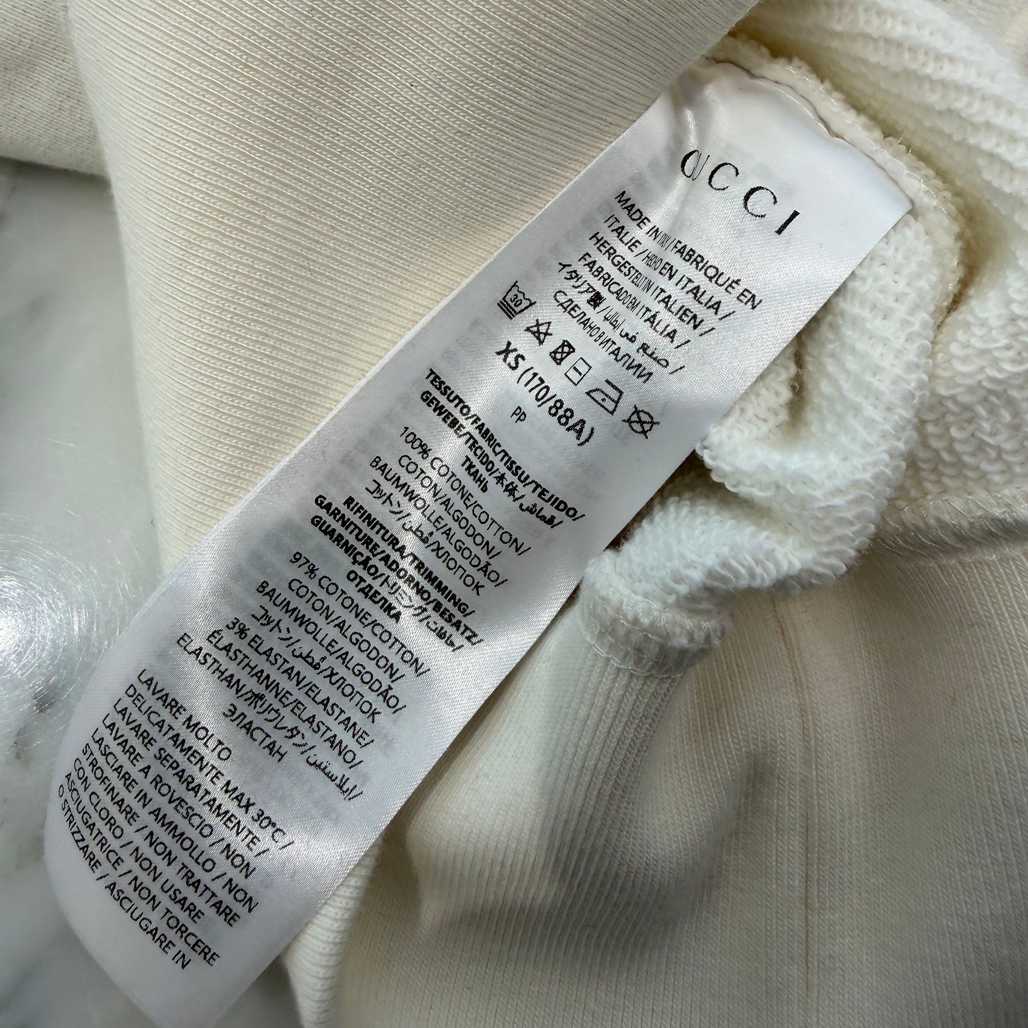 GUCCI 2024AW Heritage Print Cotton Crew Neck Sweatshirt 782757 XJGH5 9095 Size XS グッチ ヘリティッジ プリント コットン クルーネック スウェットシャツ サイズXS