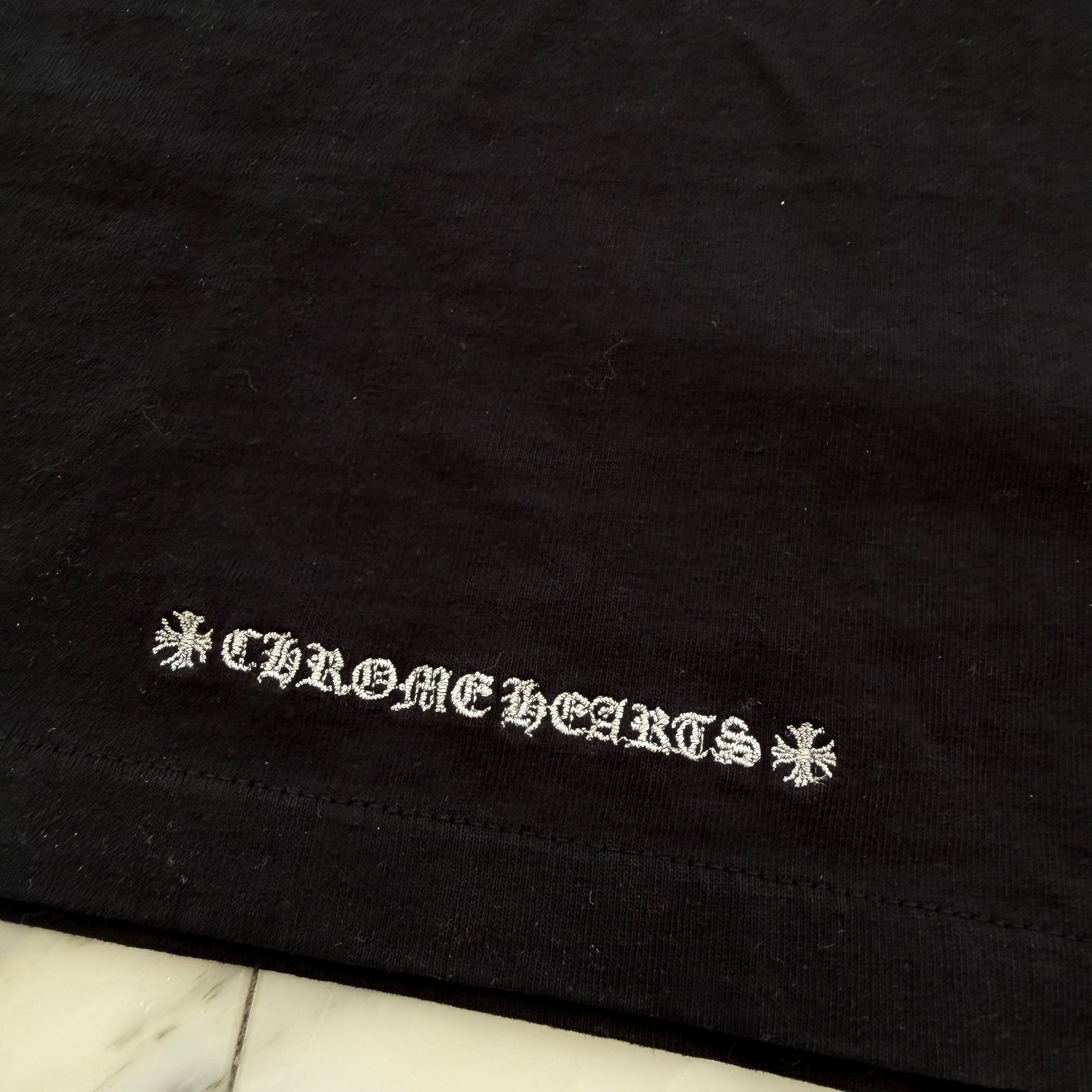 CHROME HEARTS Y NOT Vine Dagger CH Plus Embroidery Tee Size M クロムハーツ ワイノット ヴァインダガー CHプラス刺繍 Tシャツ サイズM