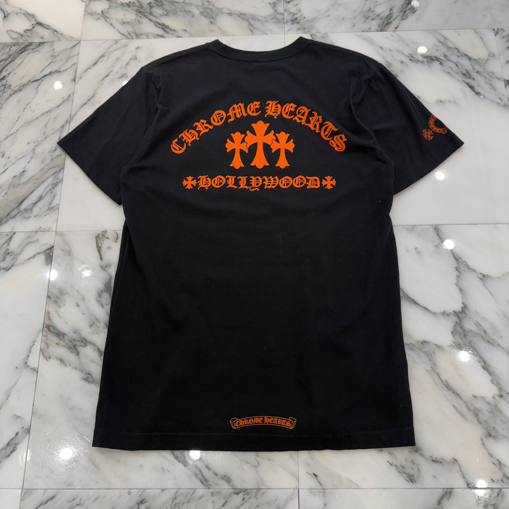 CHROME HEARTS King Taco 3 Cemetery Cross Print Tee Size M クロムハーツ キングタコ 3 セメタリークロス プリント Tシャツ サイズM