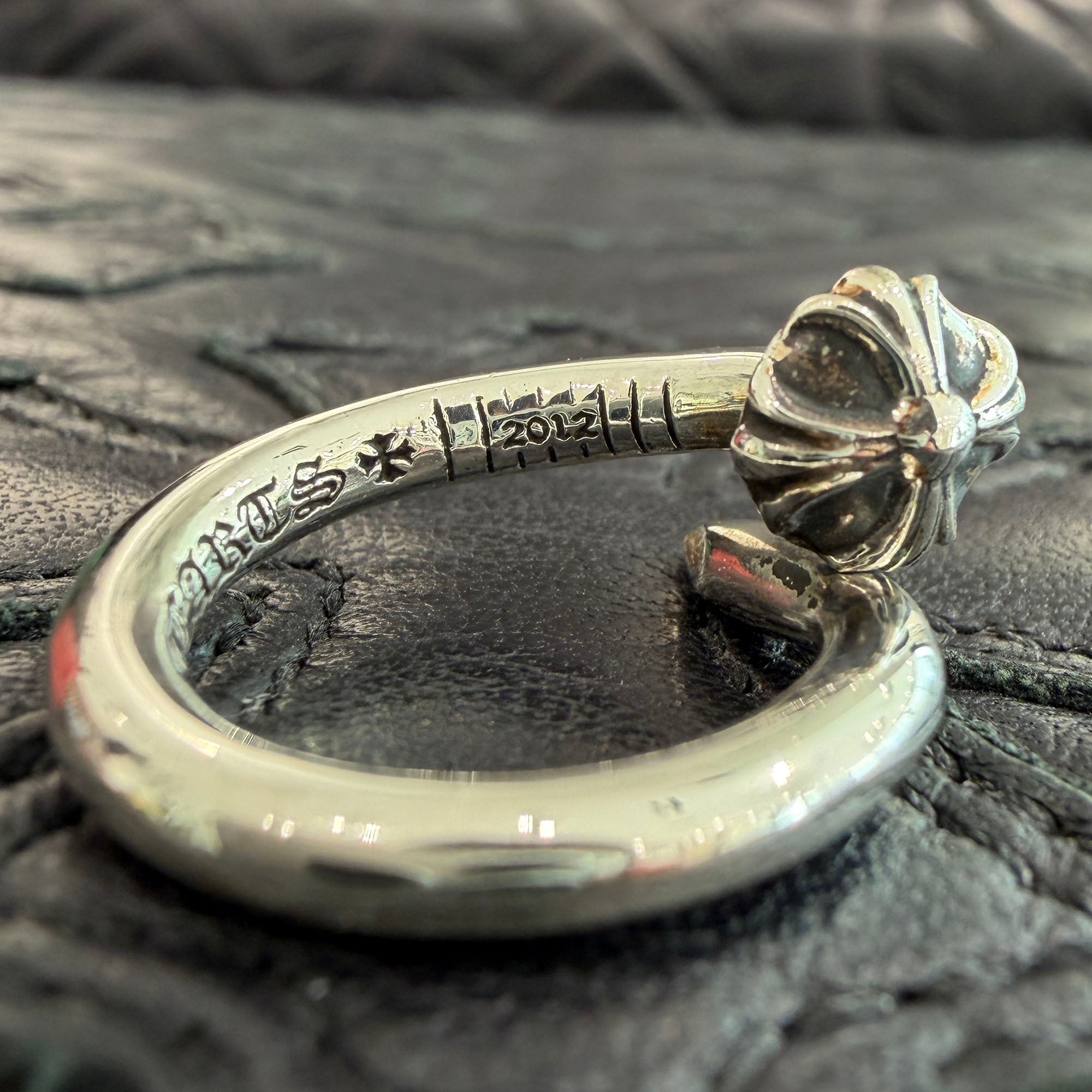 CHROME HEARTS Nail Flat Ring Size 6号 クロムハーツ ネイル フラット リング サイズ6号