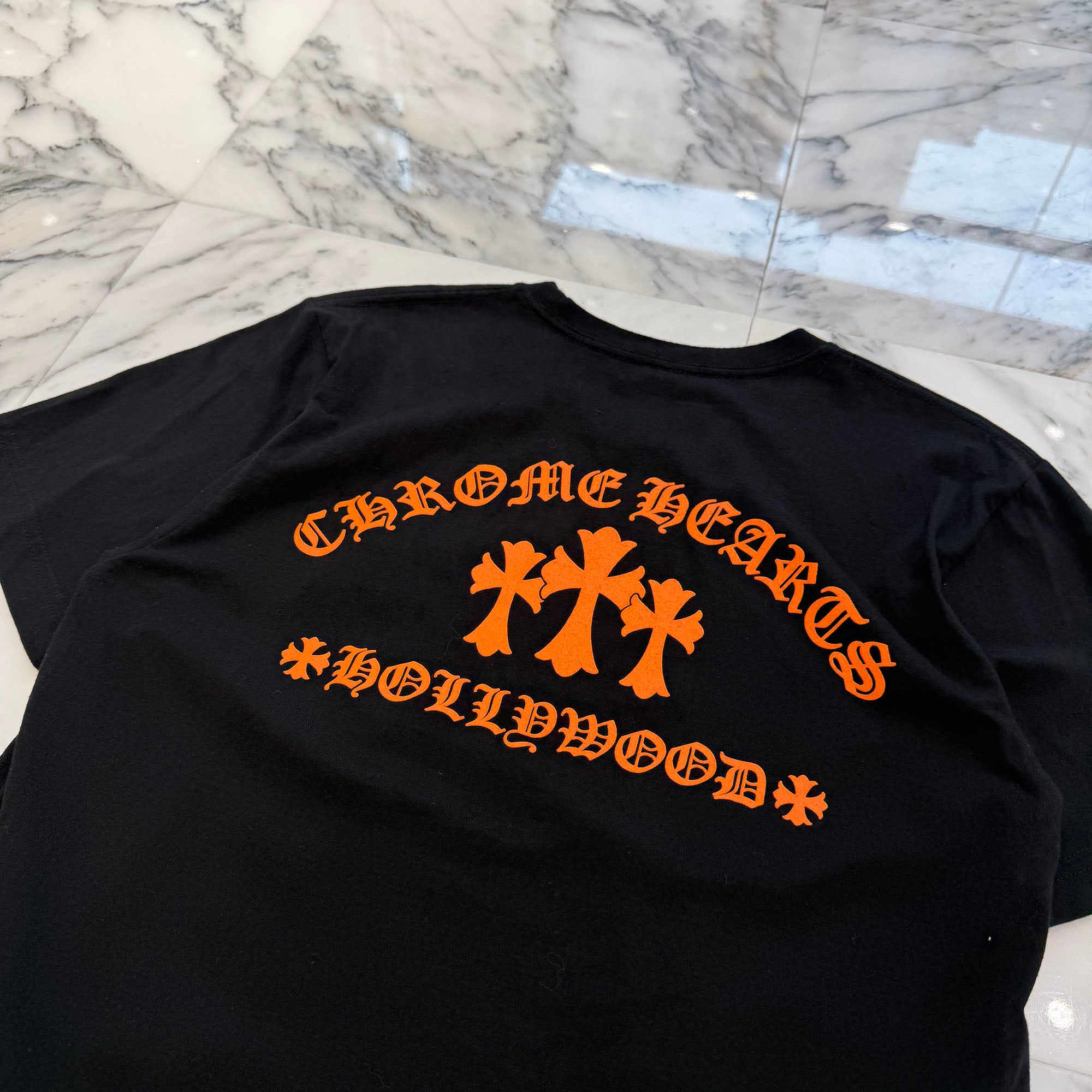 CHROME HEARTS King Taco 3 Cemetery Cross Print Tee Size M クロムハーツ キングタコ 3 セメタリークロス プリント Tシャツ サイズM