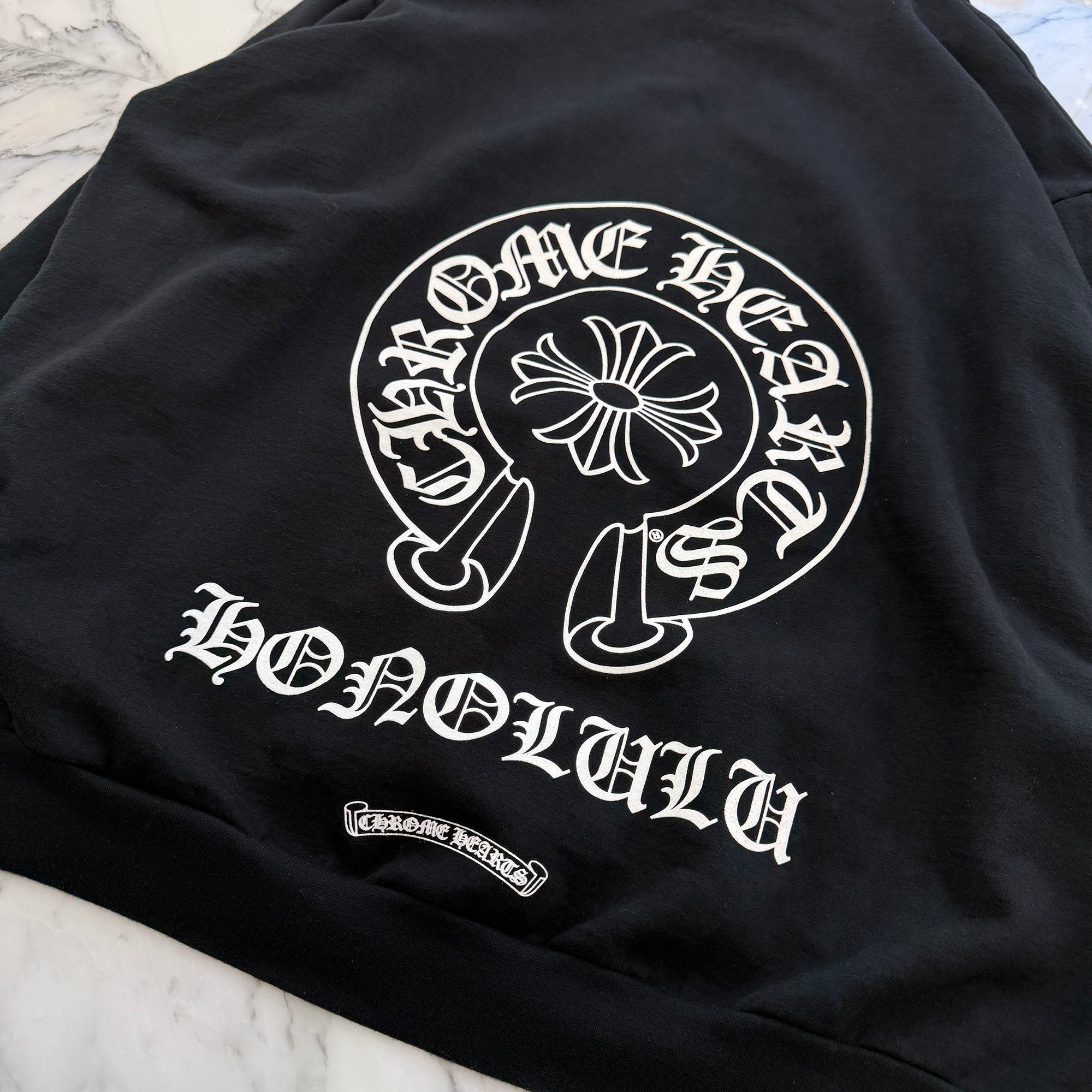 CHROME HEARTS Honolulu Limited Horseshoe Pullover Hoodie Size XXL クロムハーツ ホノルル限定 ホースシュー プルオーバー フーディ サイズXXL
