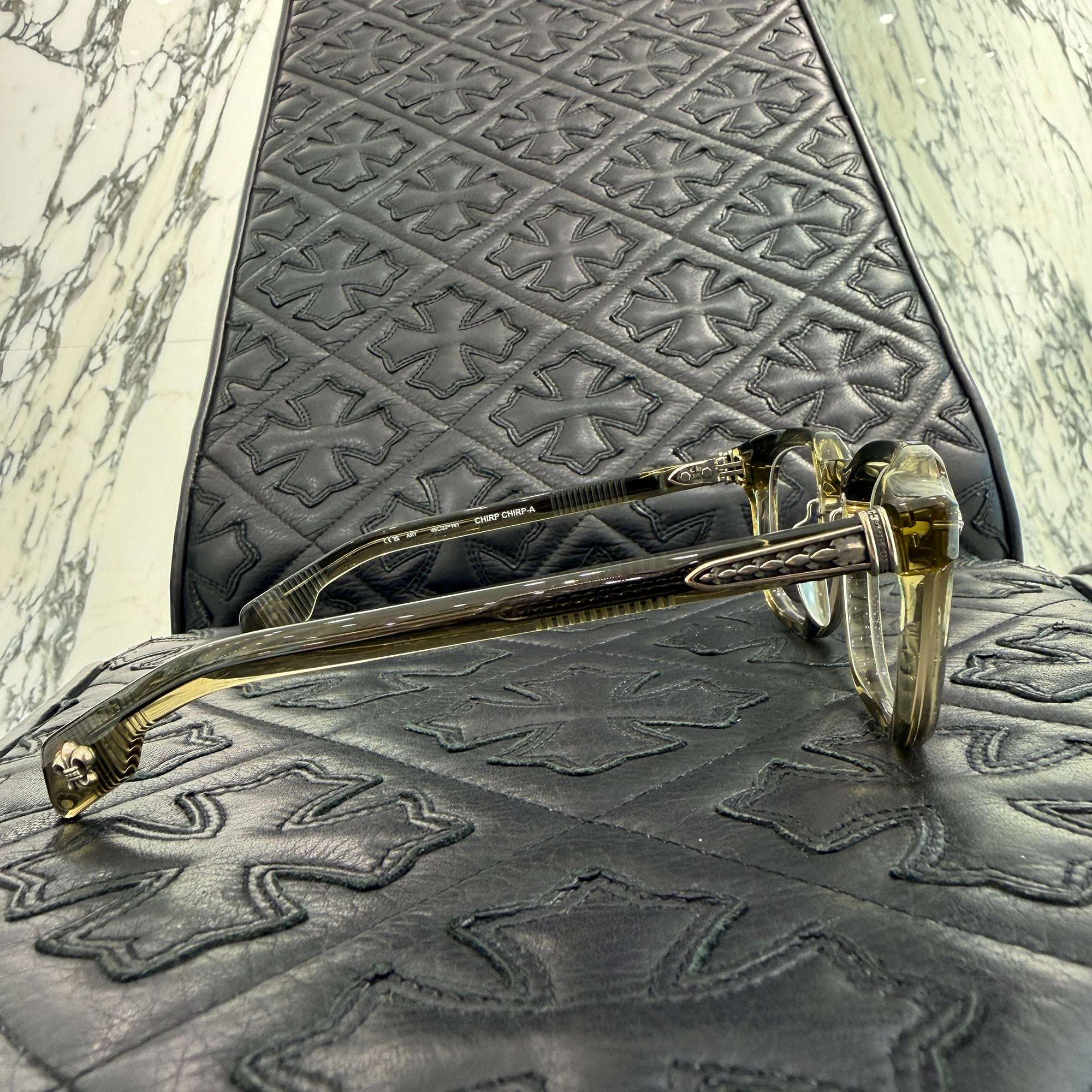 CHROME HEARTS Chirp Chirp Sunglasses Size 49口23-141 クロムハーツ チャープ チャープ サングラス サイズ49口23-141