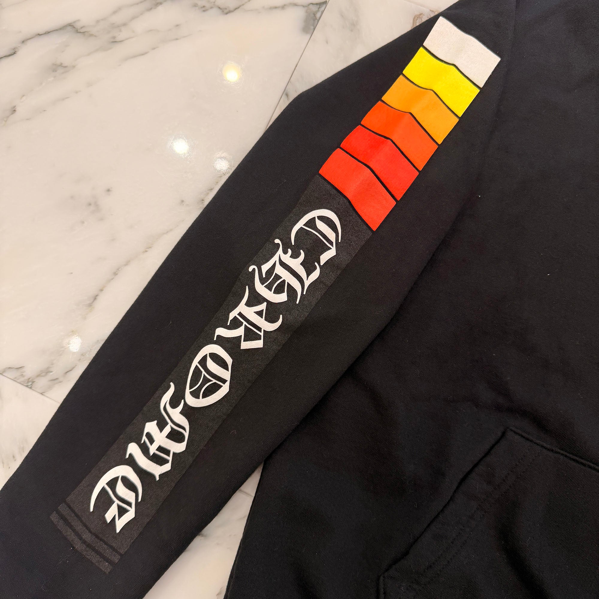 CHROME HEARTS Neon Bar Logo Pullover Hoodie Size XS クロムハーツ ネオンバーロゴ プルオーバーフーディー サイズXS