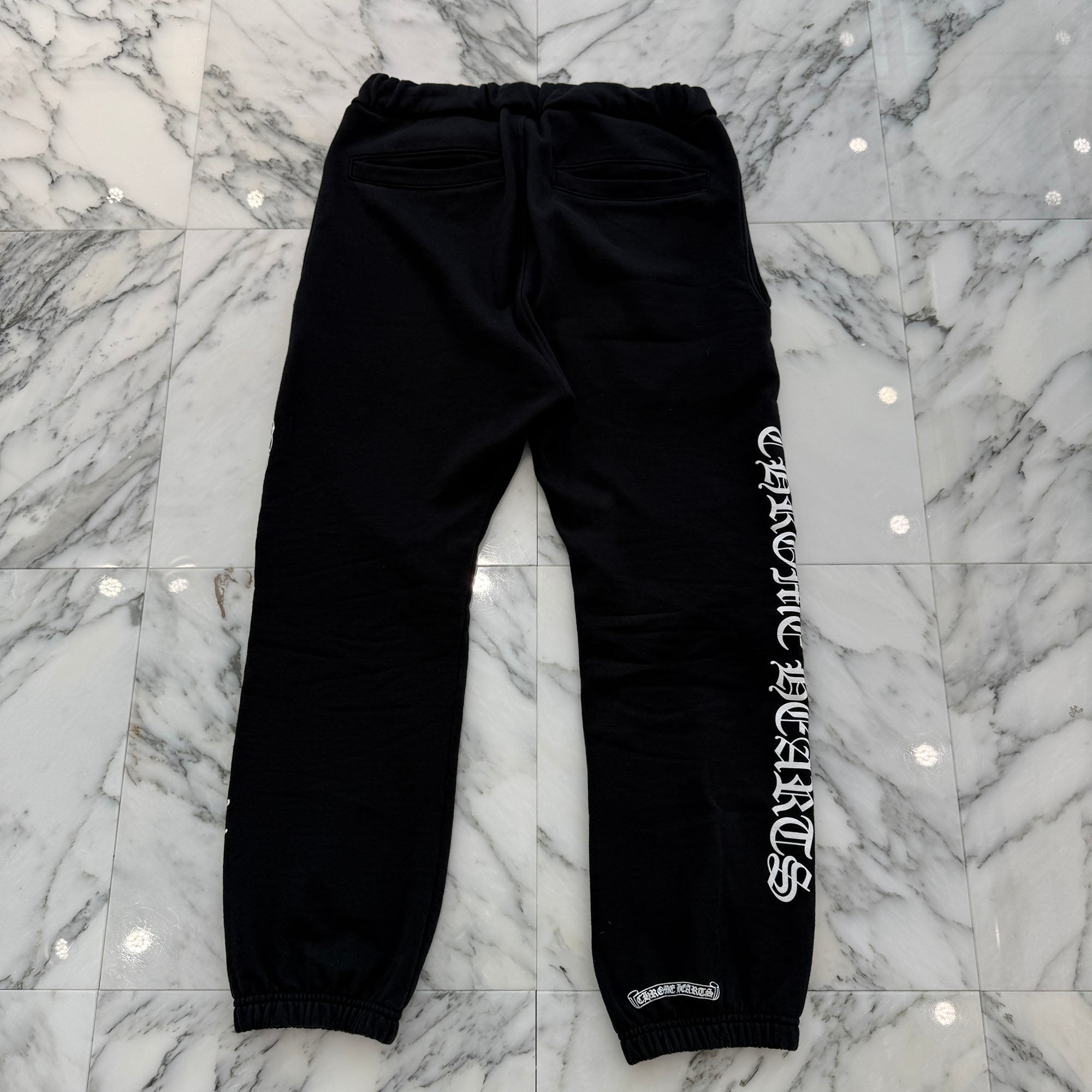 CHROME HEARTS Scroll Side Logo Sweat Long Pants Size S クロムハーツ ホースシュー サイドロゴ スウェットロングパンツ サイズS