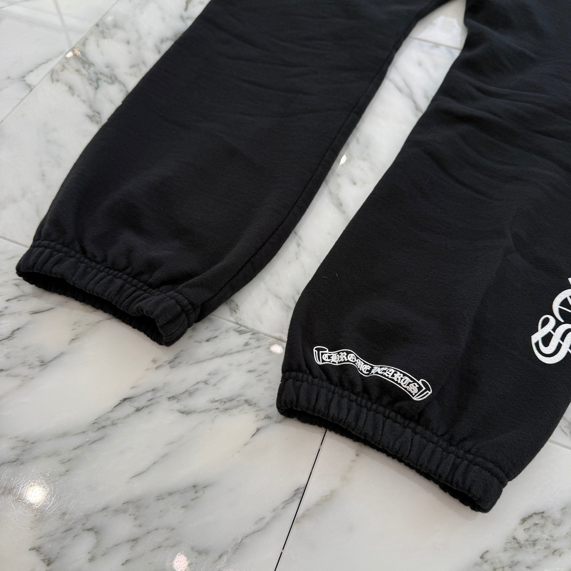 CHROME HEARTS Scroll Side Logo Sweat Long Pants Size S クロムハーツ ホースシュー サイドロゴ スウェットロングパンツ サイズS