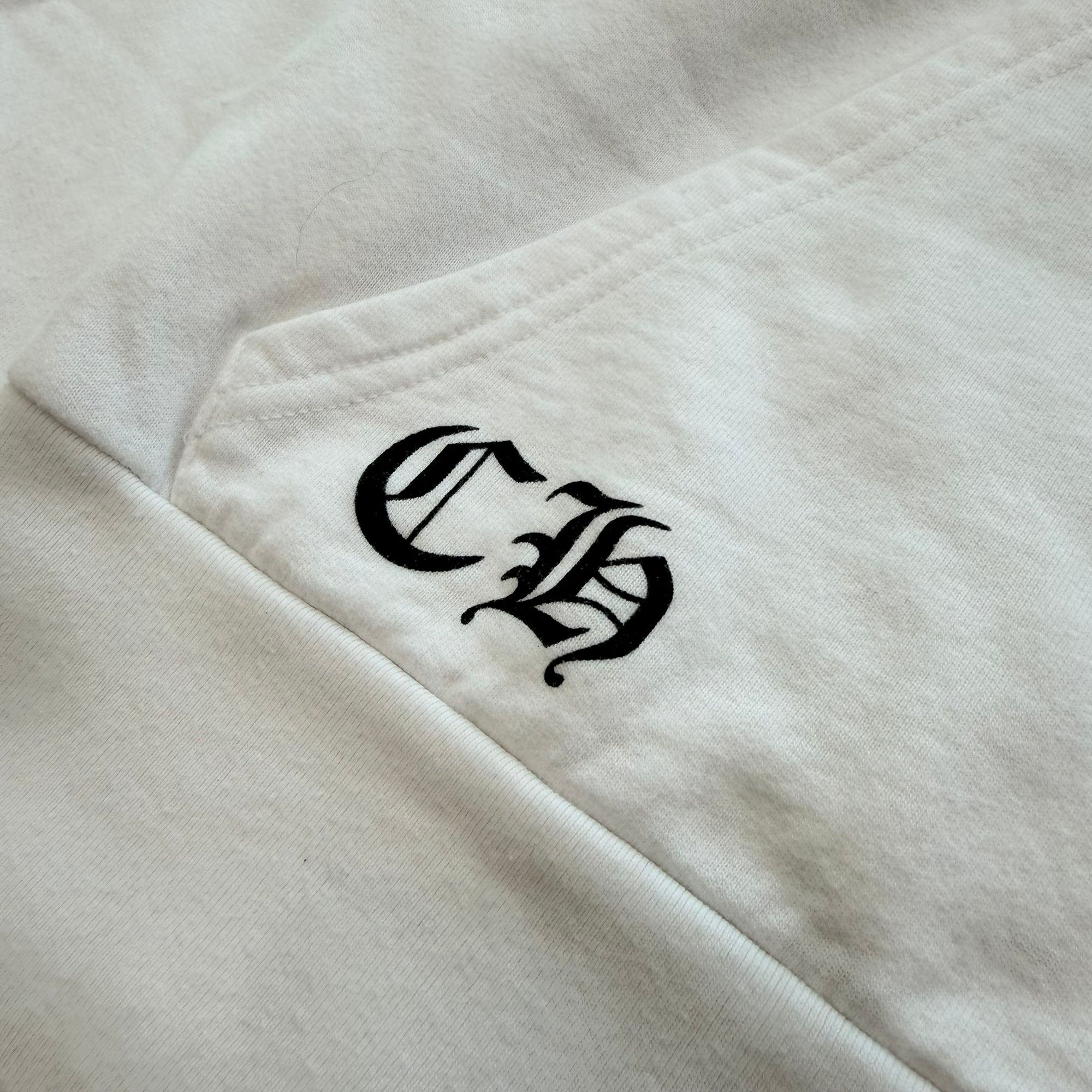 CHROME HEARTS CH Plus Floral Cross Zip Up Hoodie Size L クロムハーツ CHプラス フローラルクロス ジップアップフーディ サイズL