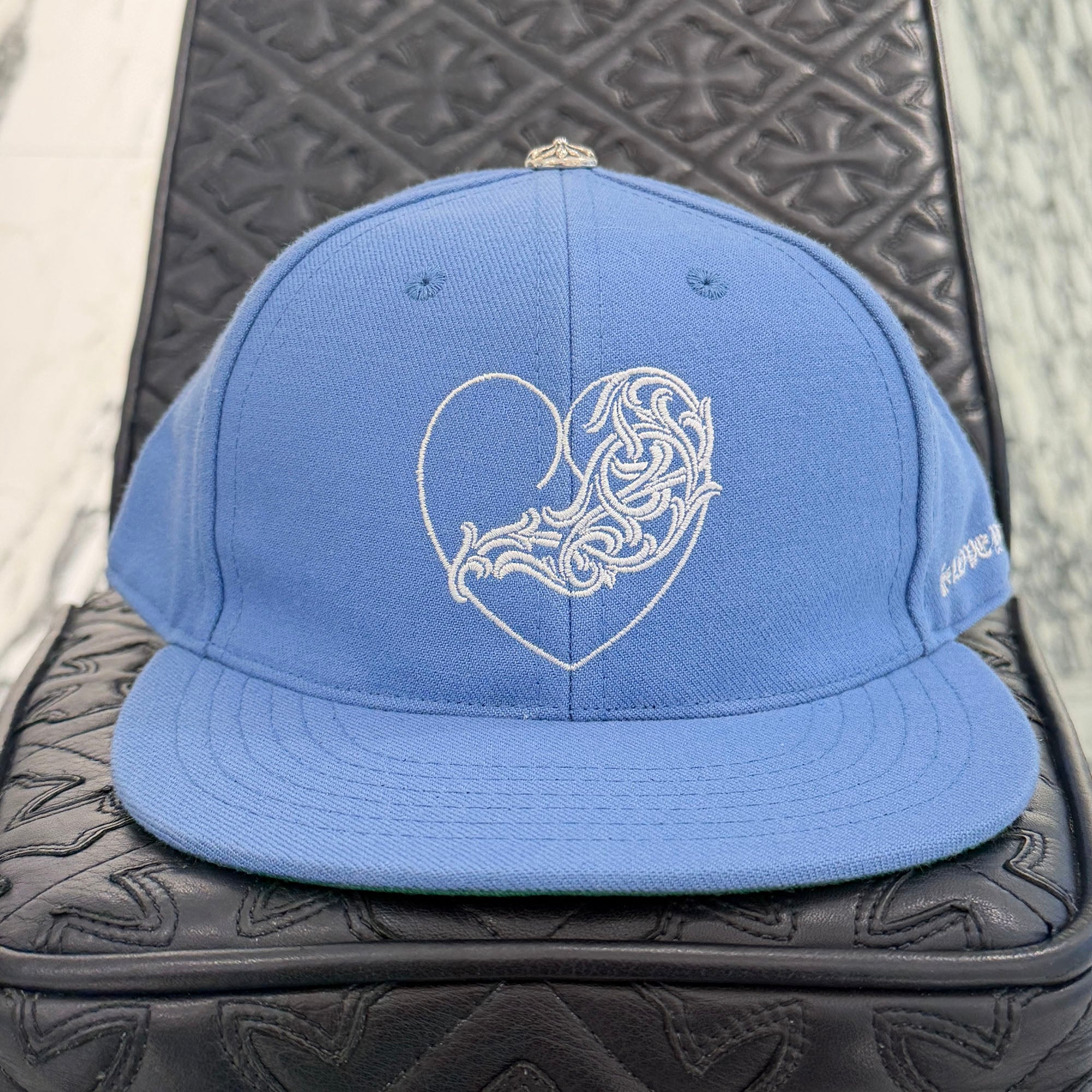 CHROME HEARTS 2024AW VINY HEART " LOVE YOU " Base Ball Cap Size 7 1/2 (59.6cm) クロムハーツ ヴィニーハート "ラブユー" ベースボールキャップ サイズ7 1/2 (59.6cm)