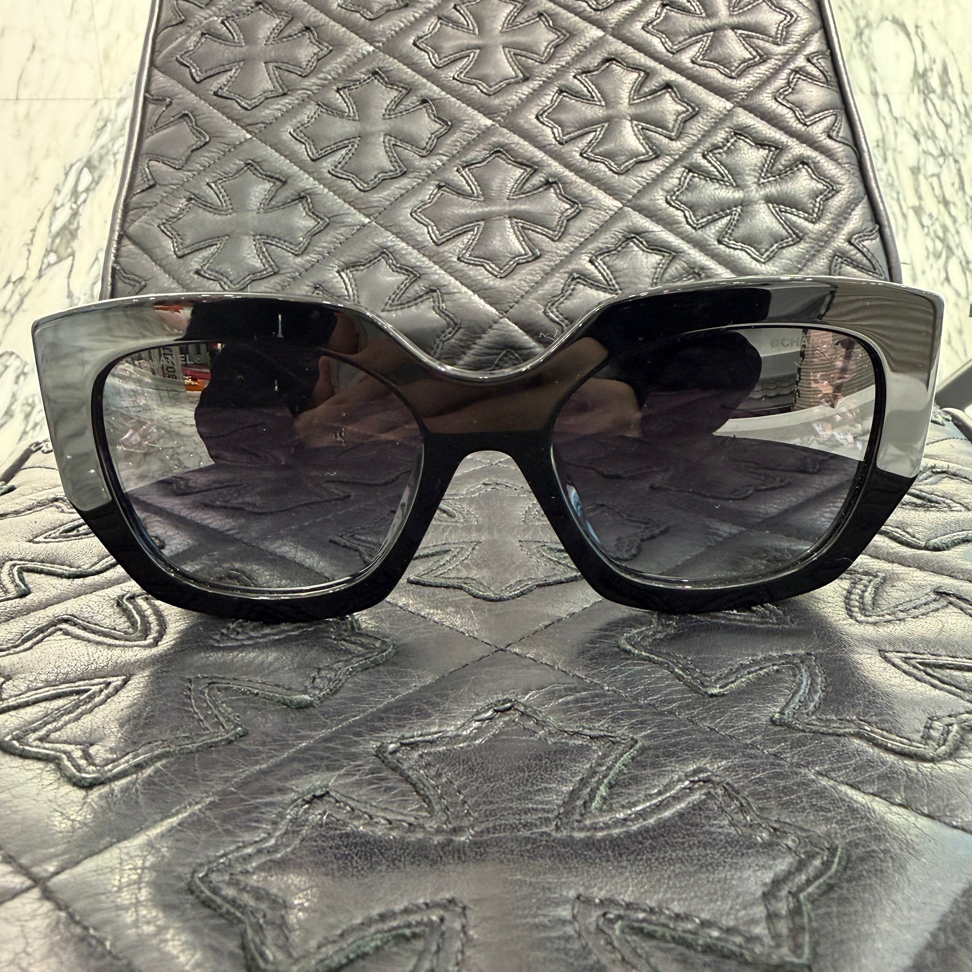 CHANEL 2025SS Butterfly Shape Sunglasses A71699 X08282 S2216 Size 54□18 140 シャネル バタフライシェイプ サングラス サイズ54□18 140