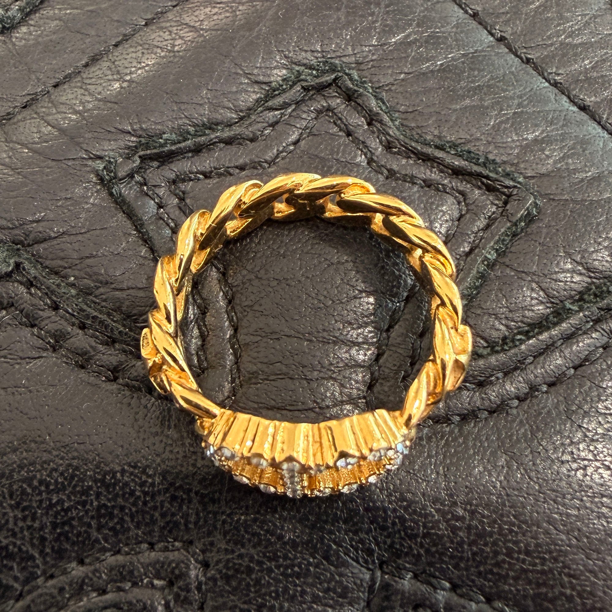 DIOR Clair D Lune Ring R0988CDLCY Size L ディオール クレール ディー リュヌ サイズL