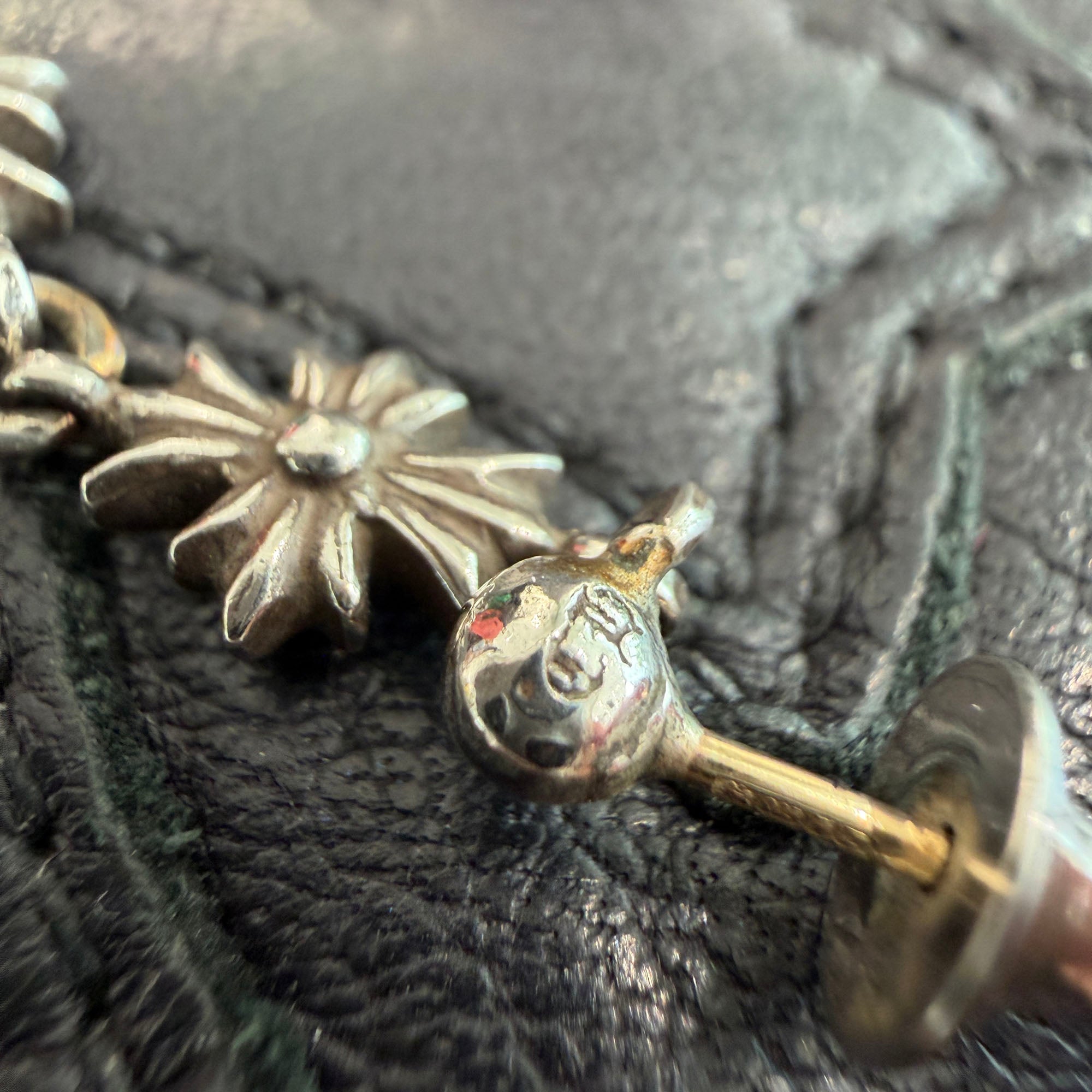 CHROME HEARTS Tiny E CH Plus 3 Drop Earring クロムハーツ タイニーE CHプラス 3ドロップ イヤリング ピアス