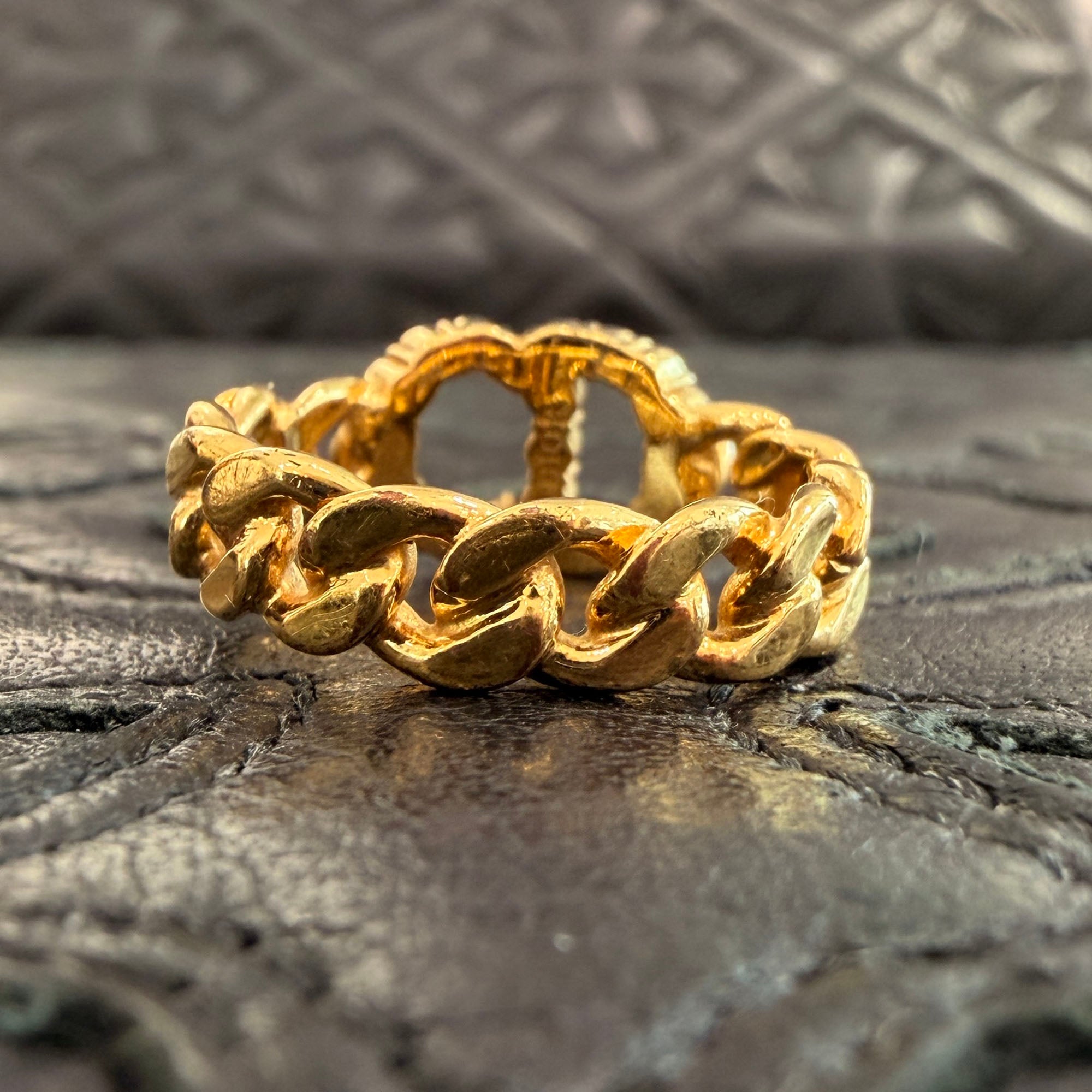 DIOR Clair D Lune Ring R0988CDLCY Size L ディオール クレール ディー リュヌ サイズL