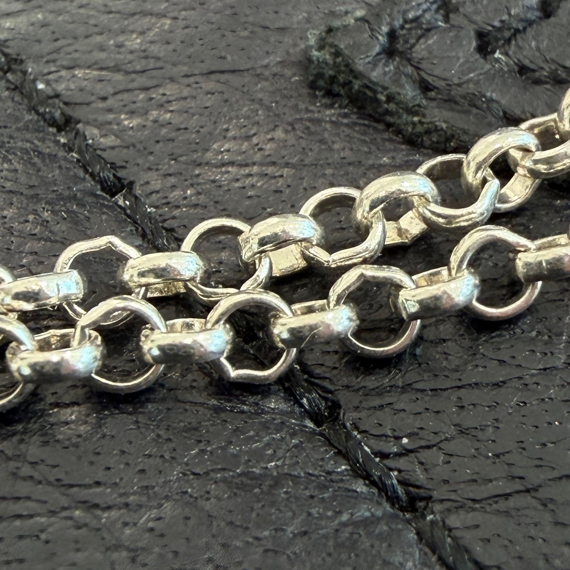 CHROME HEARTS Baby Fat Roll Chain Bracelet クロムハーツ ベビーファットロールチェーンブレスレット