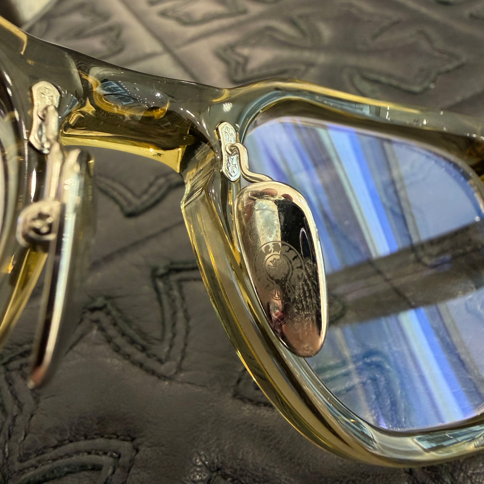 CHROME HEARTS Chirp Chirp Sunglasses Size 49口23-141 クロムハーツ チャープ チャープ サングラス サイズ49口23-141