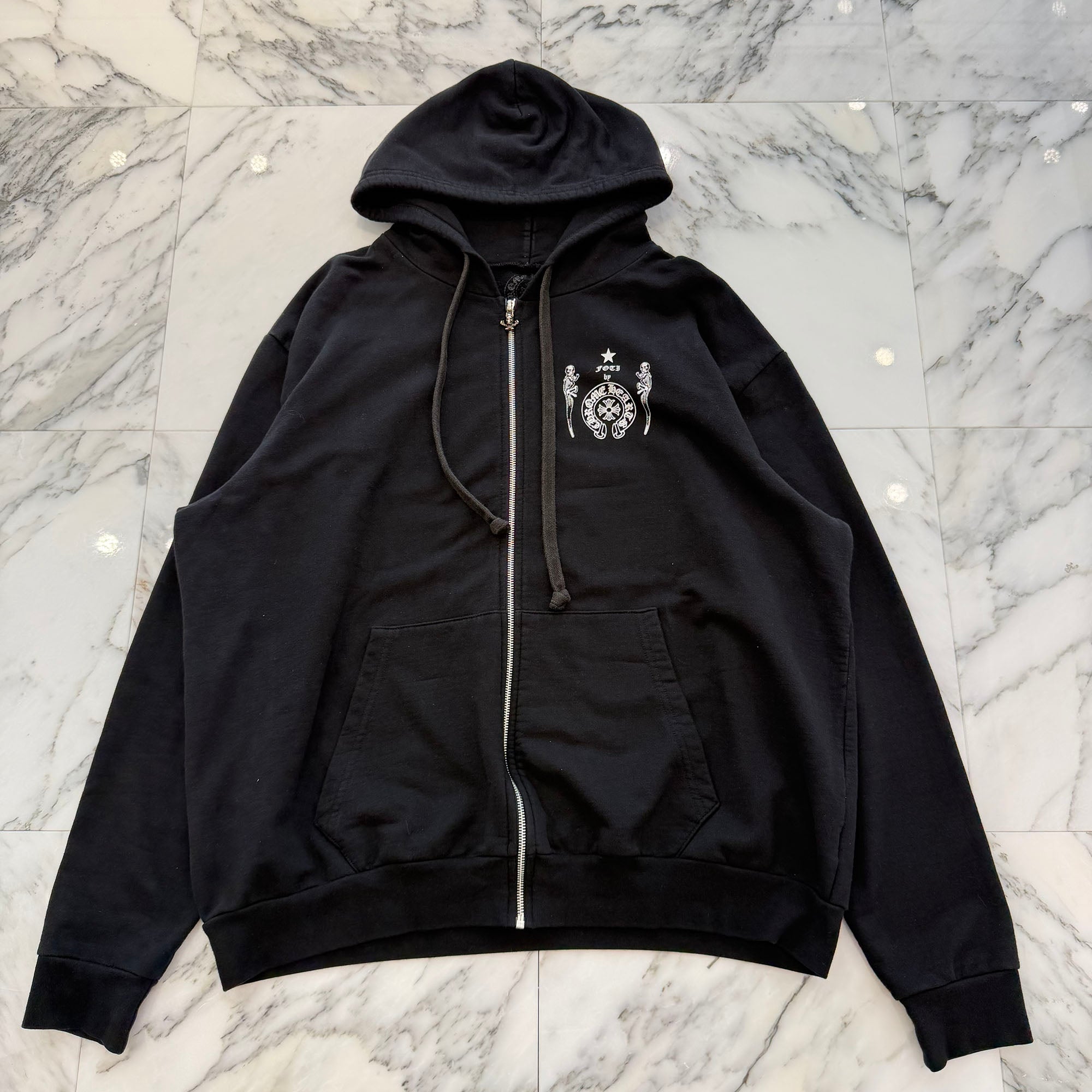 CHROME HEARTS Foti Harris Teeter Space Suit Zip Up Hoodie Size XL