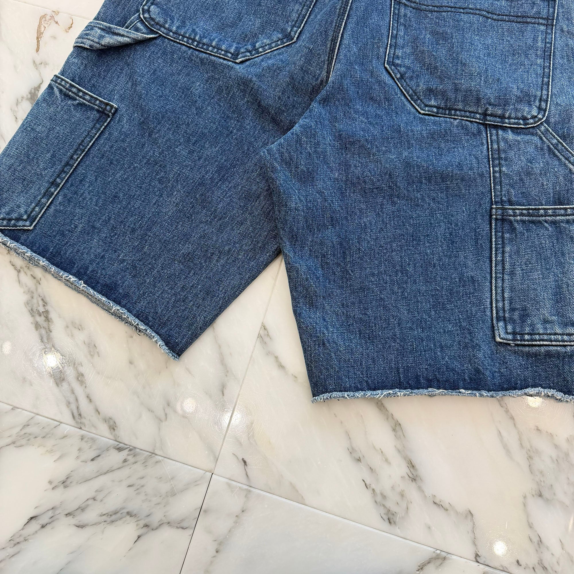 CHROME HEARTS Carpenter Cross Ball Button Denim Shorts Size 29 クロムハーツ カーペンター クロスボールボタン デニムショーツ サイズ29