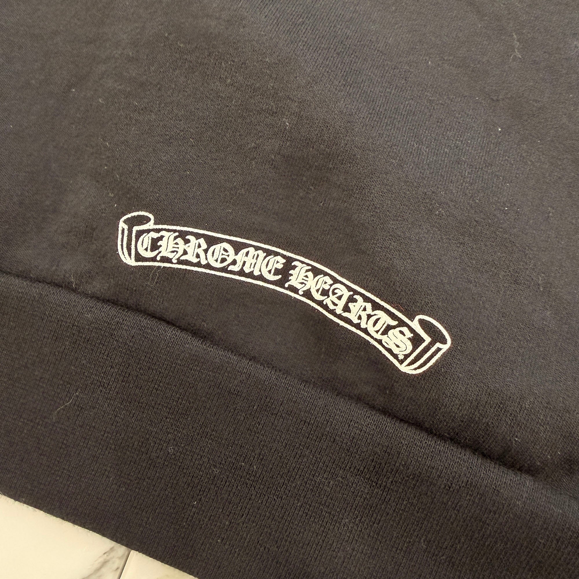 CHROME HEARTS Neon Bar Logo Pullover Hoodie Size XS クロムハーツ ネオンバーロゴ プルオーバーフーディー サイズXS