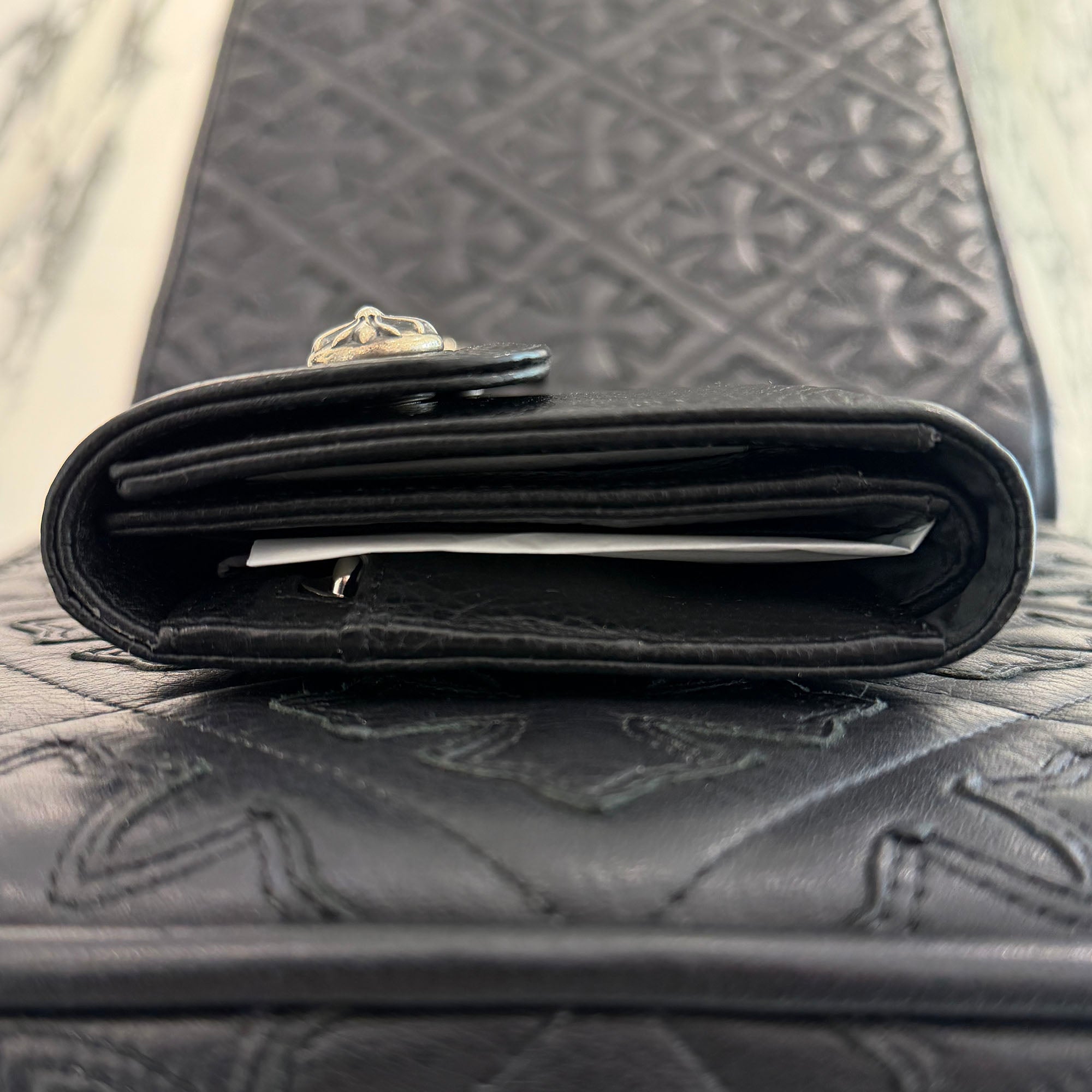 CHROME HEARTS Wave Cross Ball Wallet クロムハーツ ウェーブクロスボール ウォレット